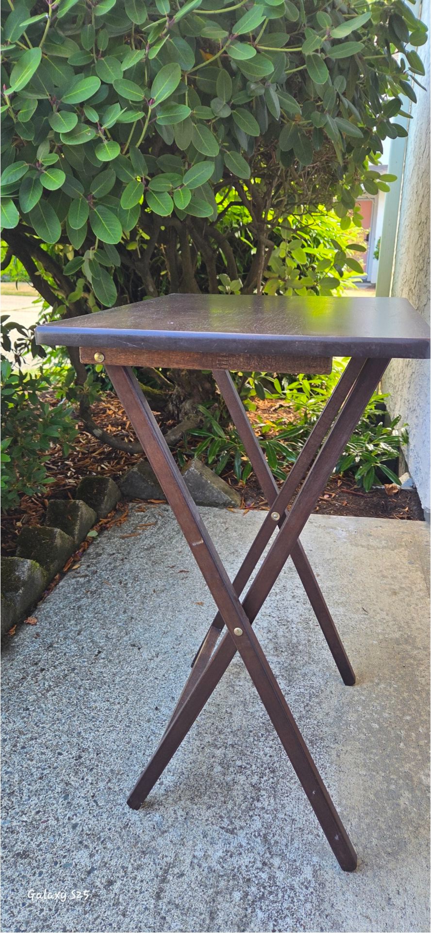 Wood Folding TV Tray Table - image 4 of 6