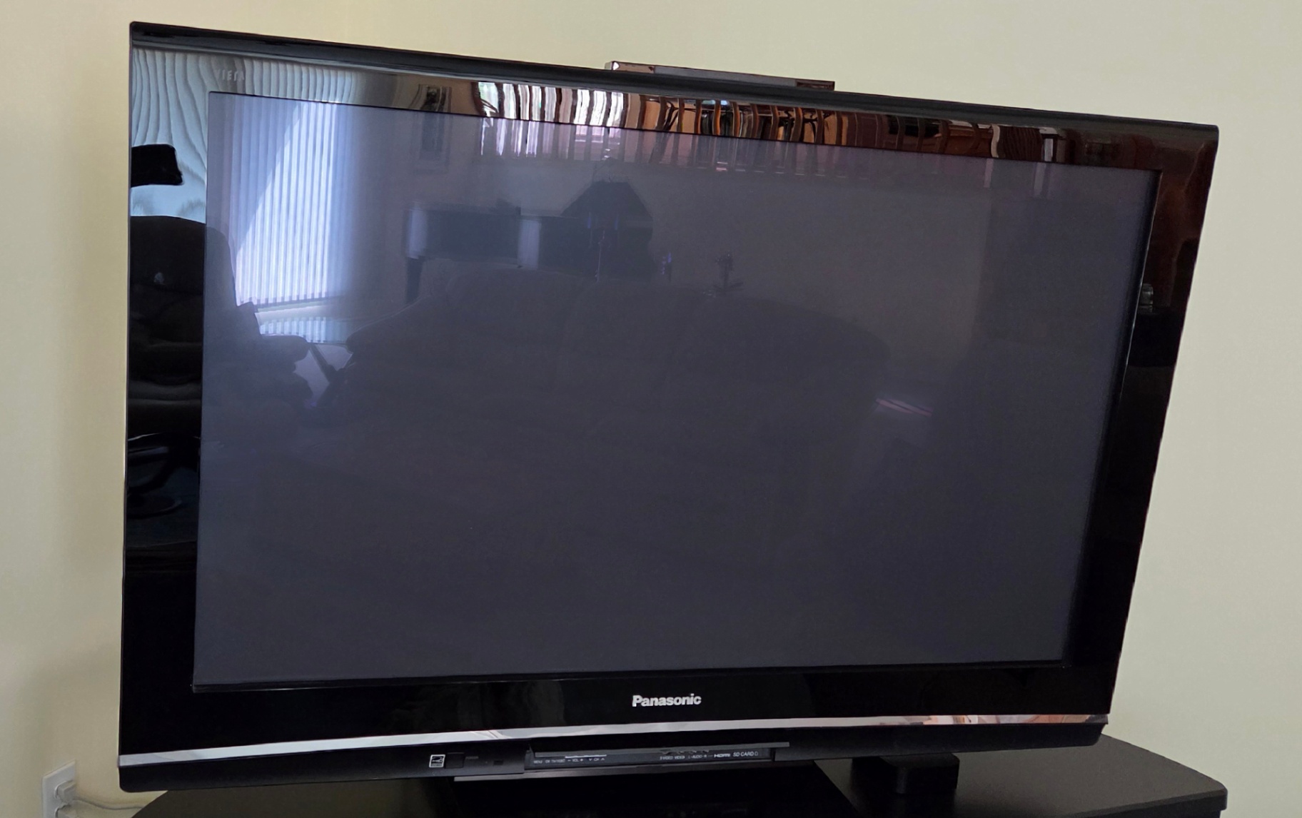 Panasonic 46" Plasma HDTV with Blu-ray Disc Player - image 1 of 4