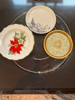 Electric hand mixer, electric kettle, strainer accessory, and decorative bowls - image 4 of 4