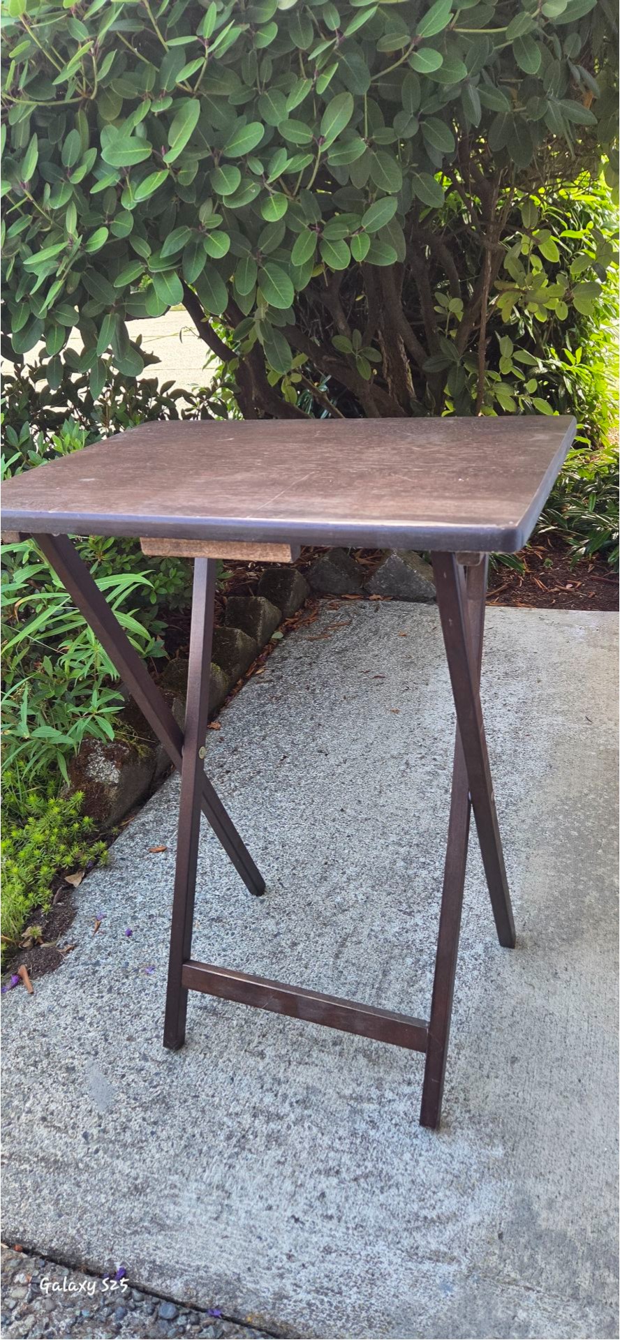 Wood Folding TV Tray Table - image 3 of 6