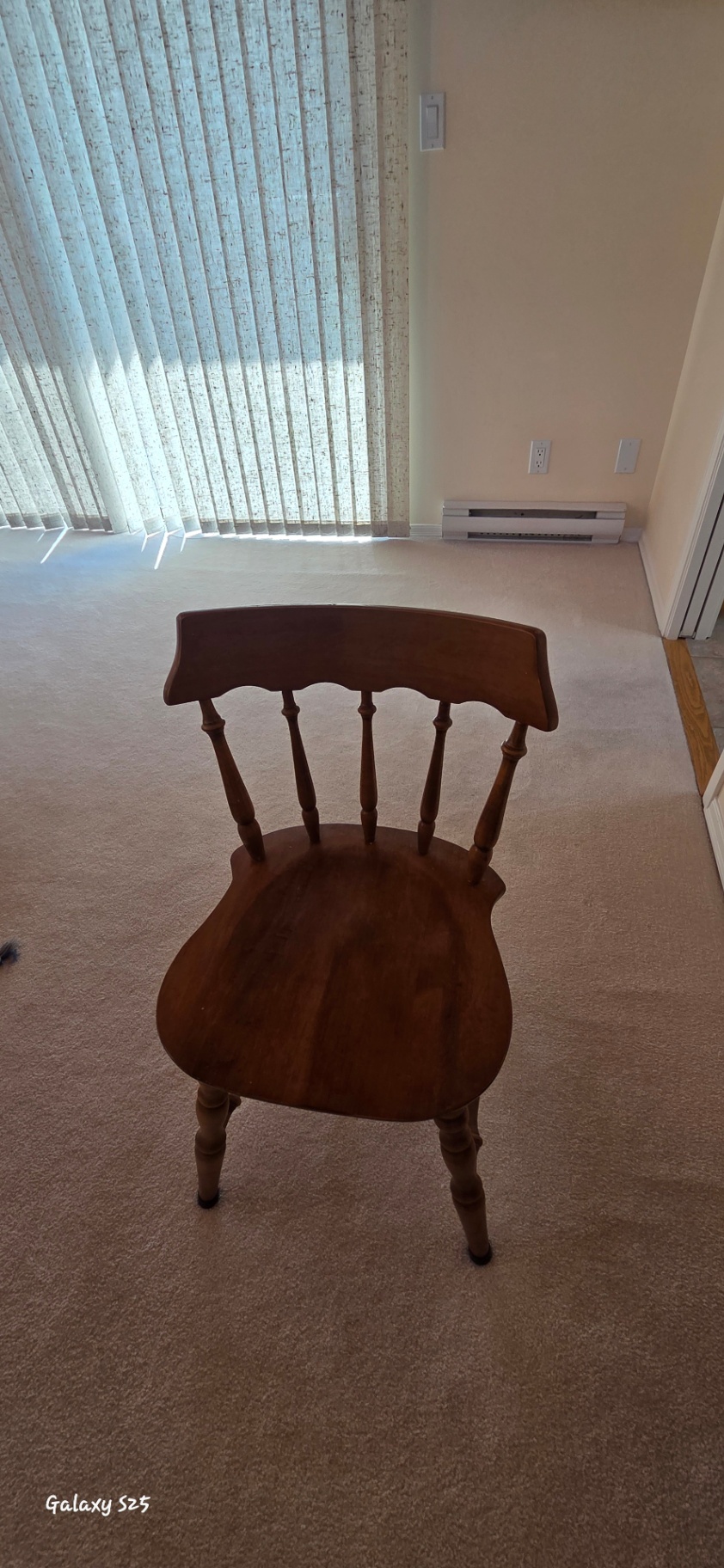 Solid Wood Spindle-Back Side Chair and Rocking Chair - image 2 of 7