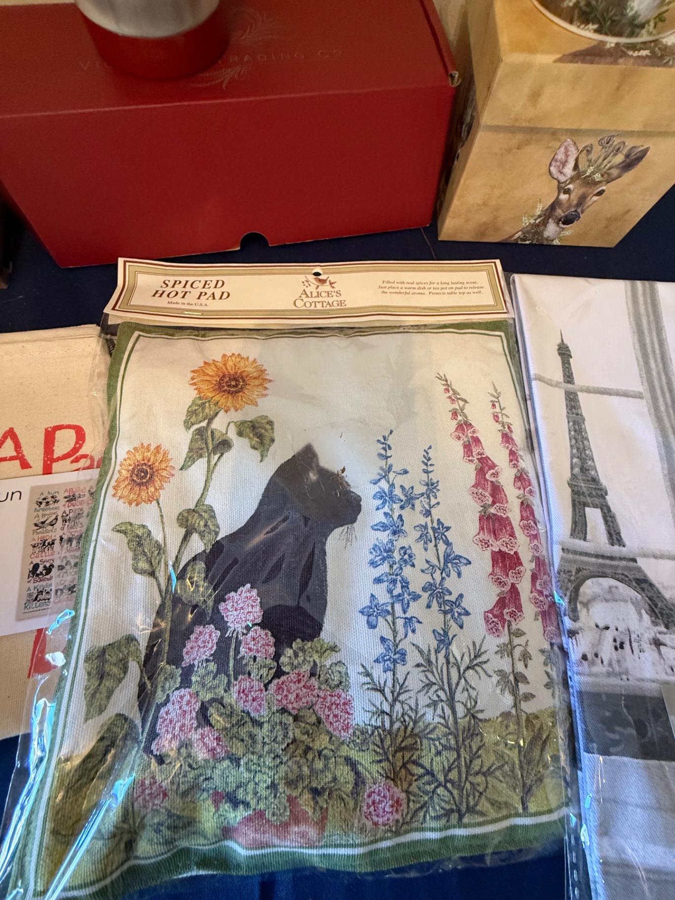 Assorted Mugs, Towels, and Kitchen Accessories - image 5 of 7