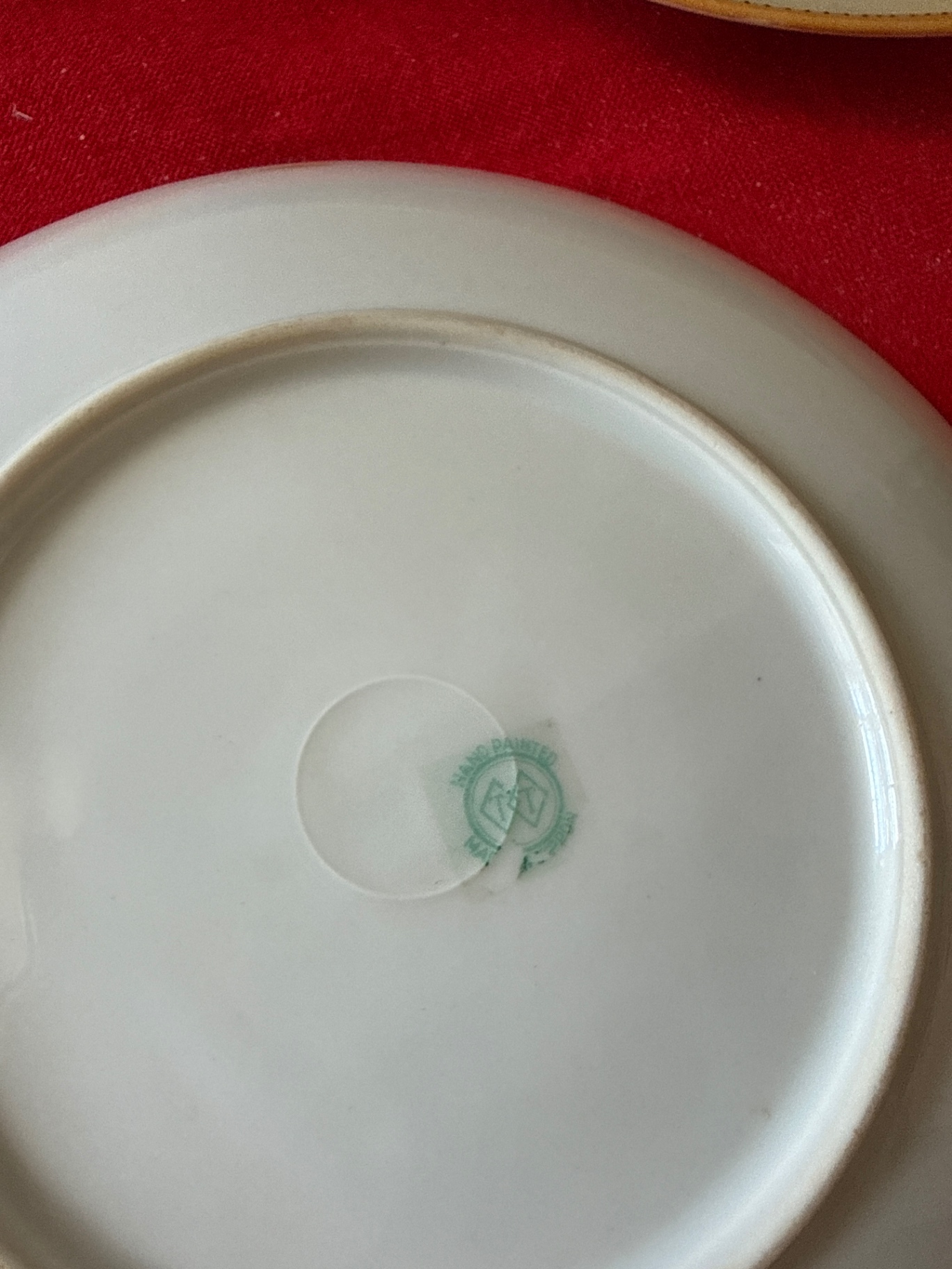 Nippon - Set of four ceramic plates with landscape scene - image 4 of 4