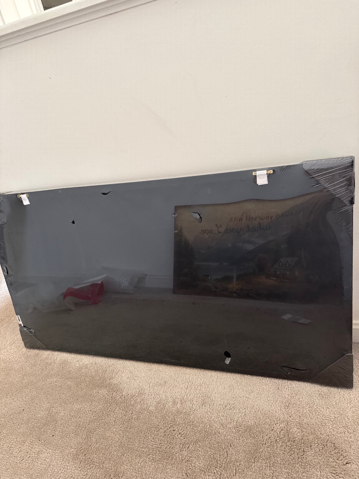 Two canvas wall art prints: Best Friends by Terry Redlin and a Thomas Kinkade Studios piece - image 4 of 8