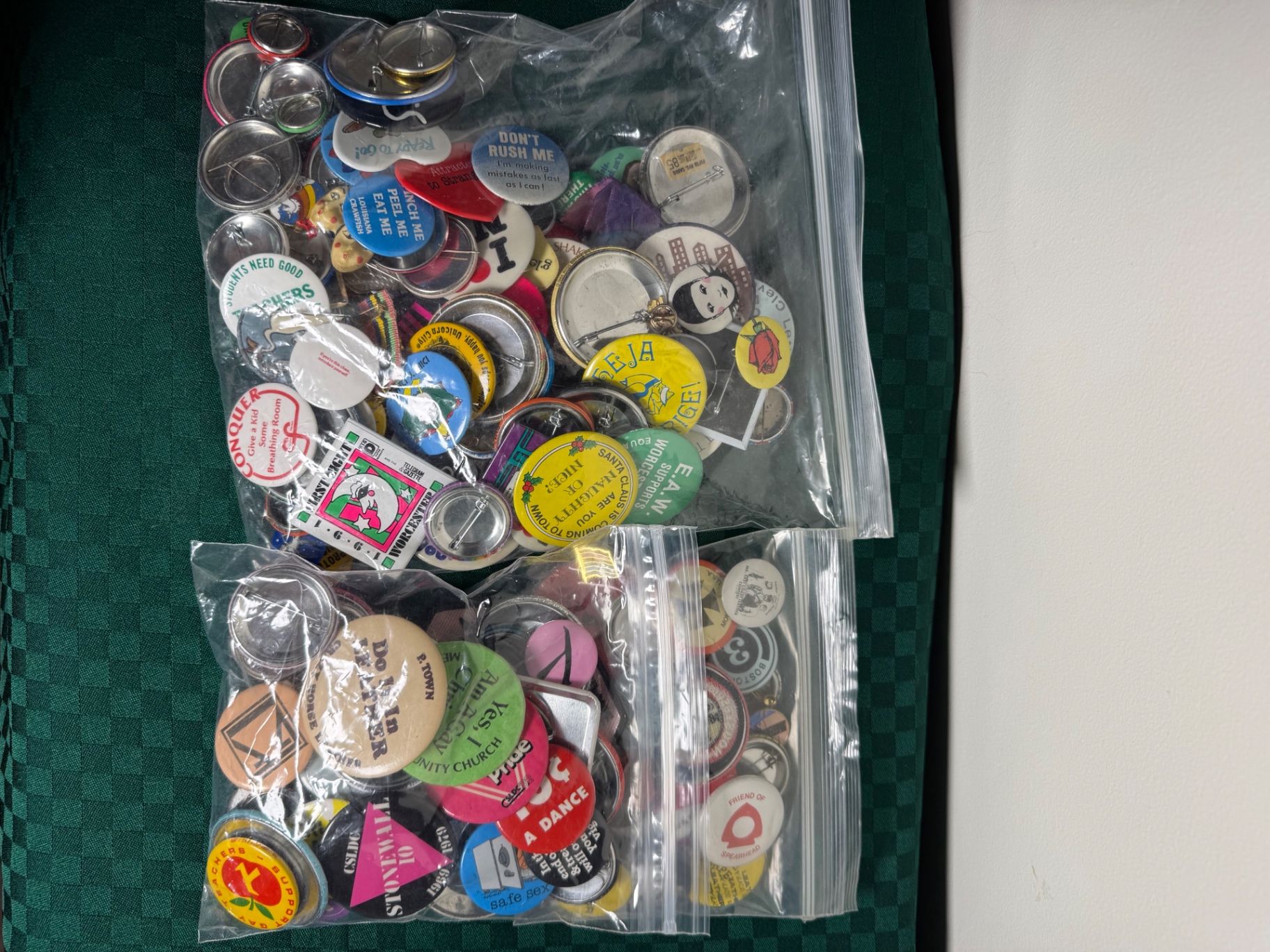 Assorted button pins and badges - image 4 of 4