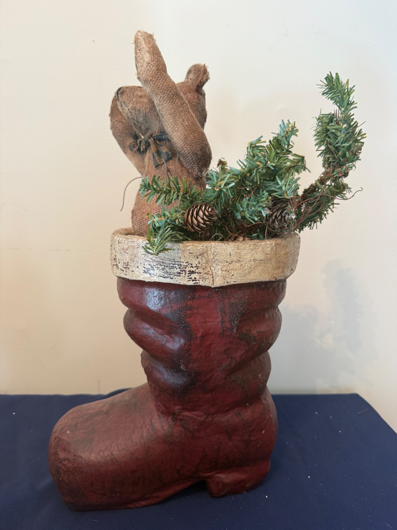 Christmas Decorative Figurines and Stocking Planter - image 6 of 6