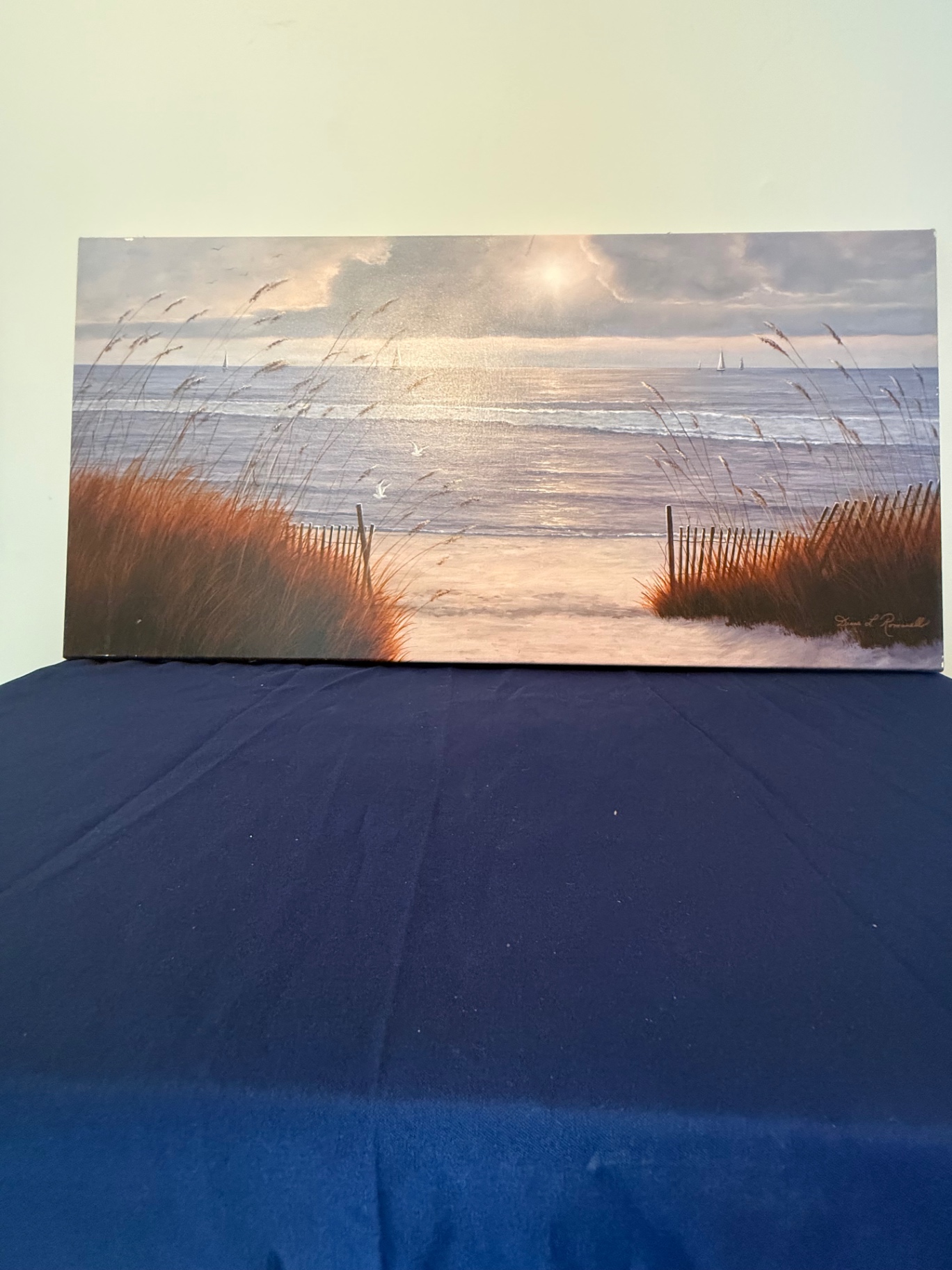 Beach dune landscape painting - image 1 of 3