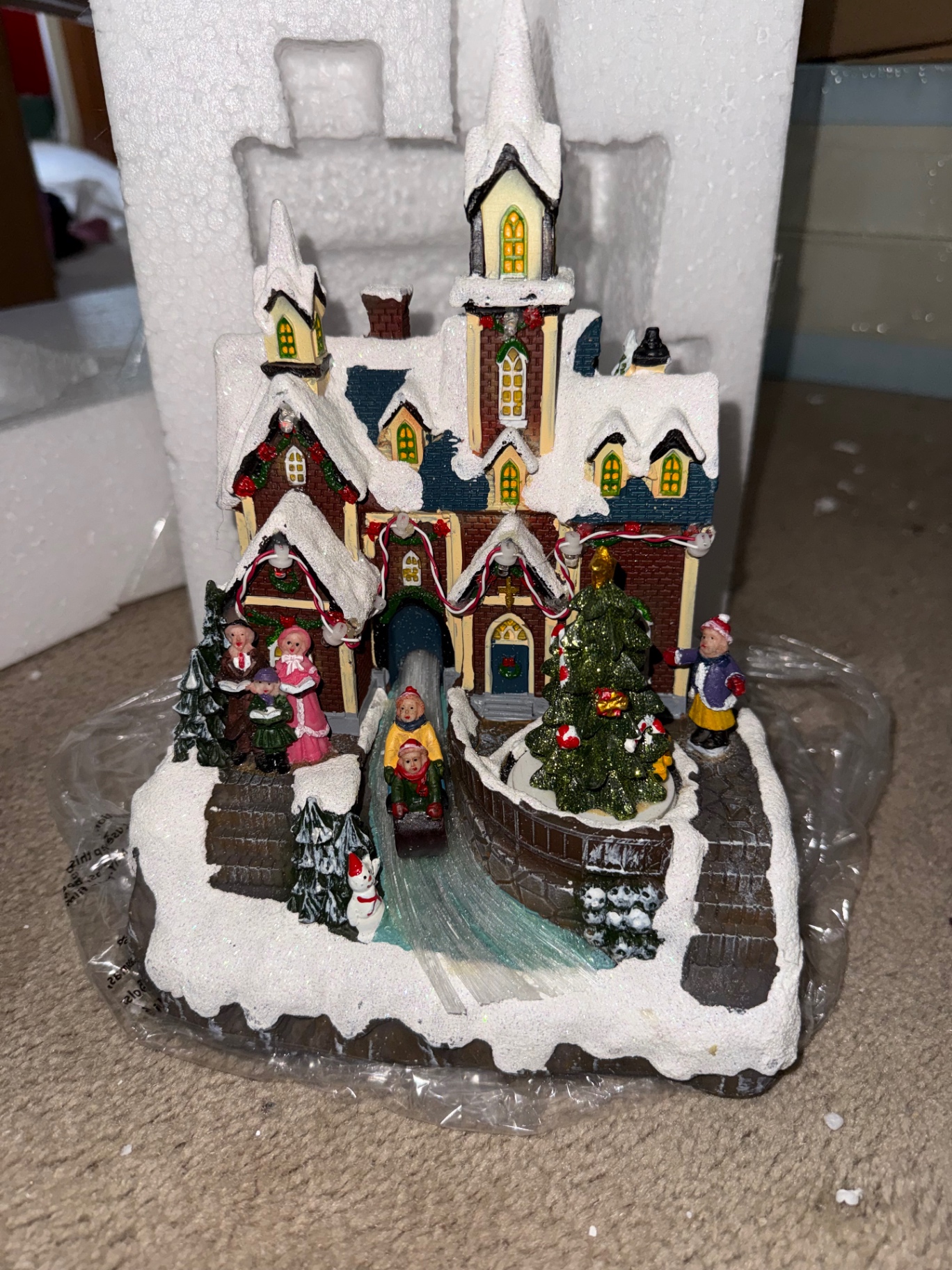 Assorted Christmas Village Figurines and Decor - image 3 of 4