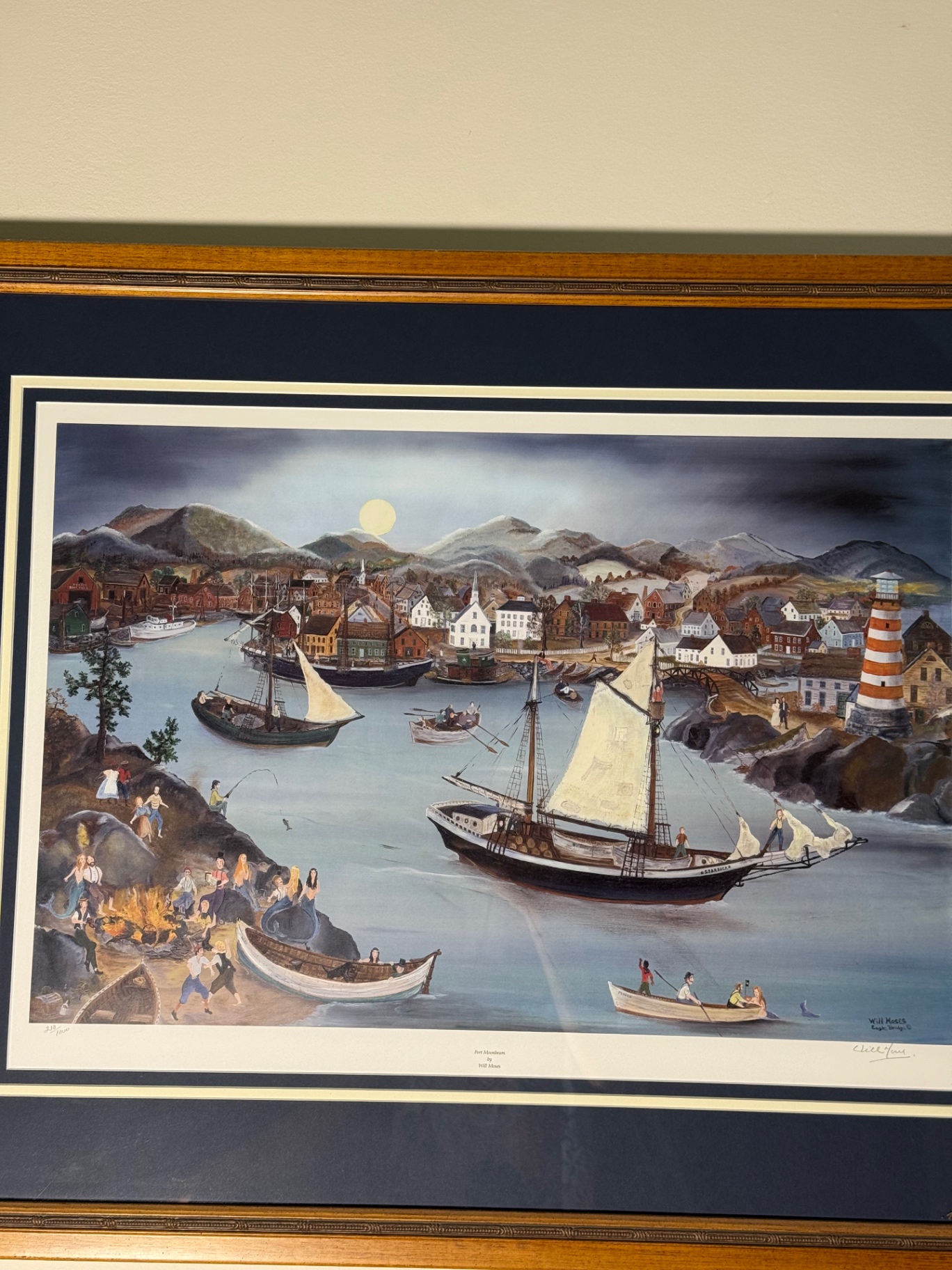 Port Moonbeam by Will Moses (Eagle Bridge) framed print - image 2 of 8
