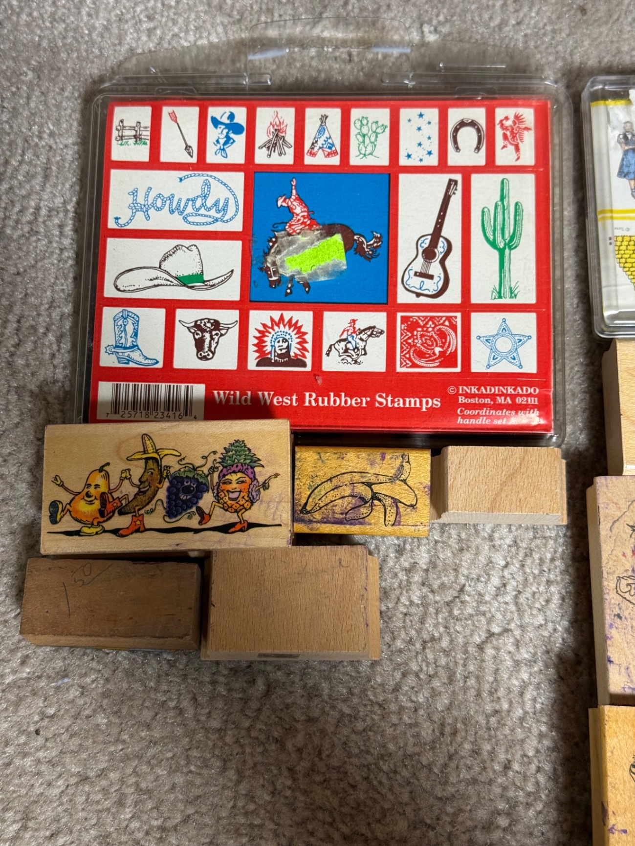Wooden rubber stamps and stamp sets - Wizard of Oz, Cartoon, Wild Wedt  - image 4 of 4