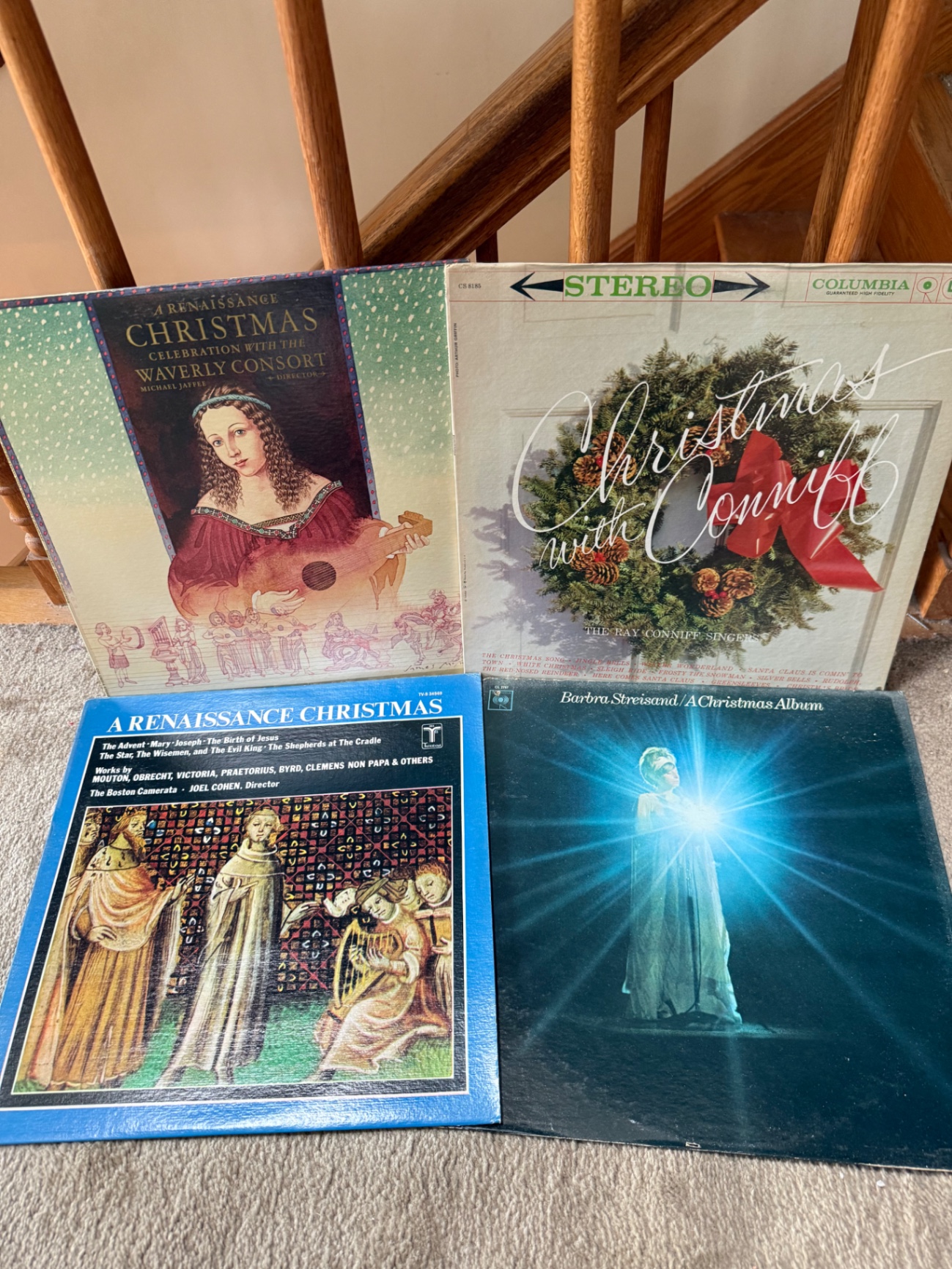 Collection of Christmas-themed vinyl LPs - image 4 of 7