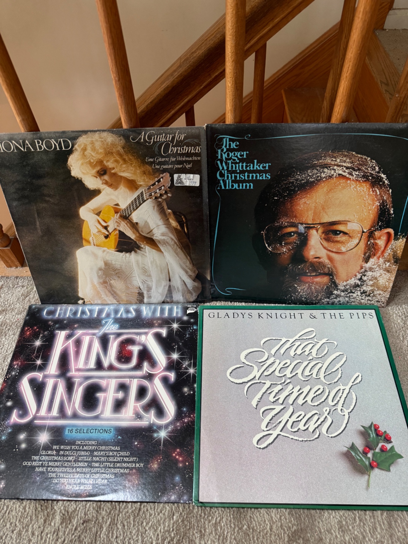 Collection of Christmas-themed vinyl LPs - image 3 of 7
