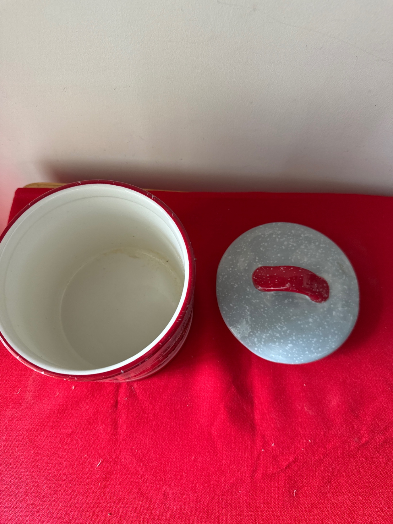Festive Christmas Winter Cookie Jar with Lid - image 3 of 6