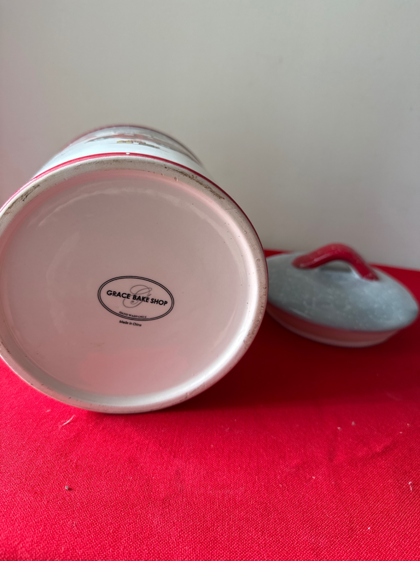 Festive Christmas Winter Cookie Jar with Lid - image 2 of 6