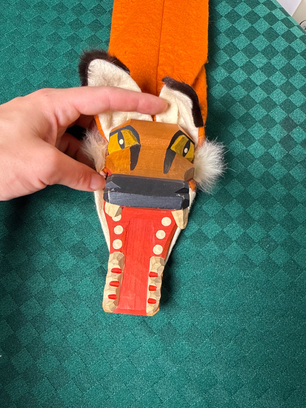 Wooden Fox Hand Puppet - image 2 of 4