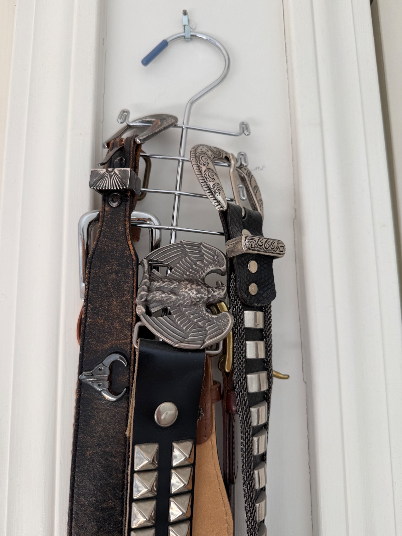 Assorted Belts, Buckles, Button Covers, and Tie Clips - image 6 of 10