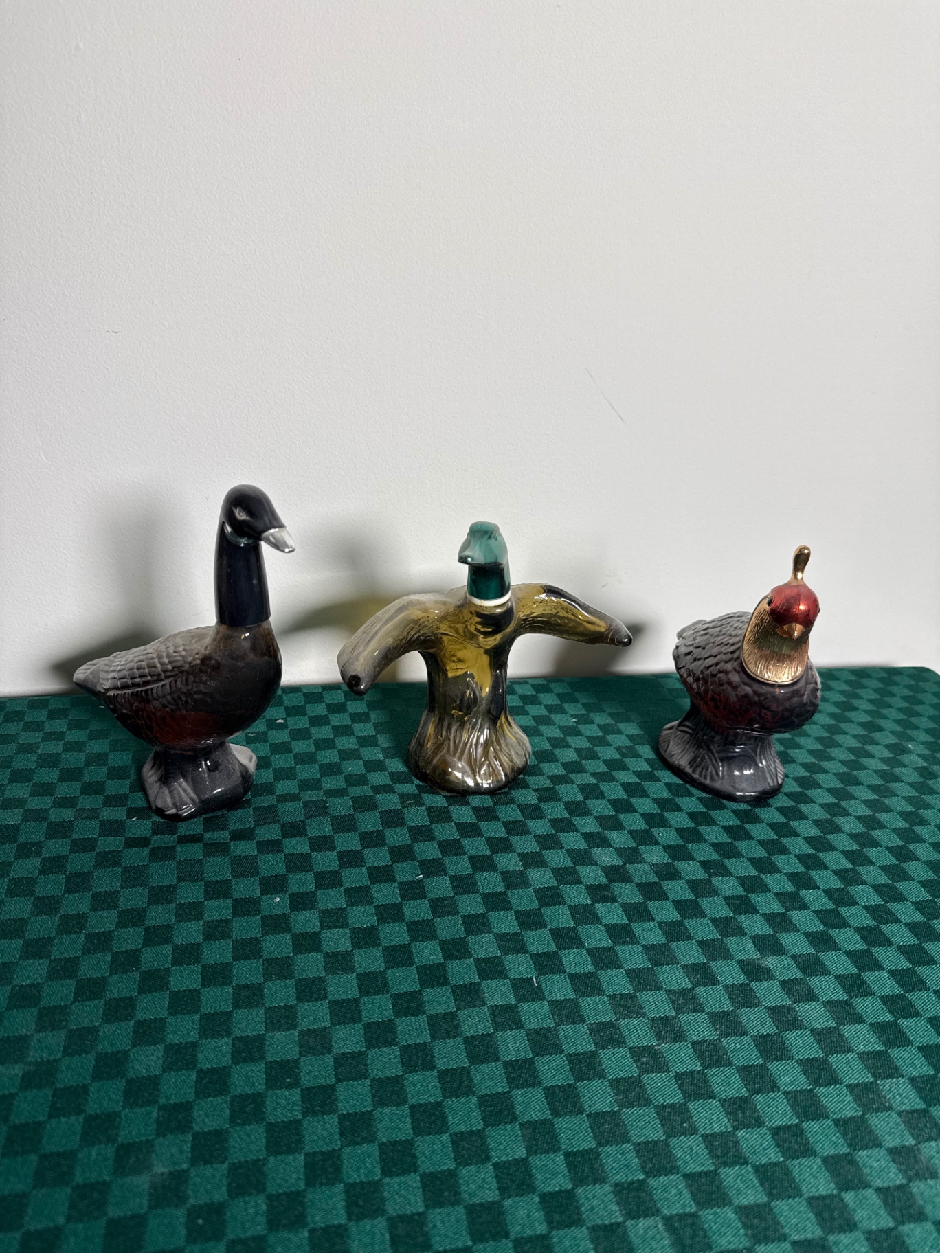 Three Avon bird-shaped decanter figurines - image 1 of 7