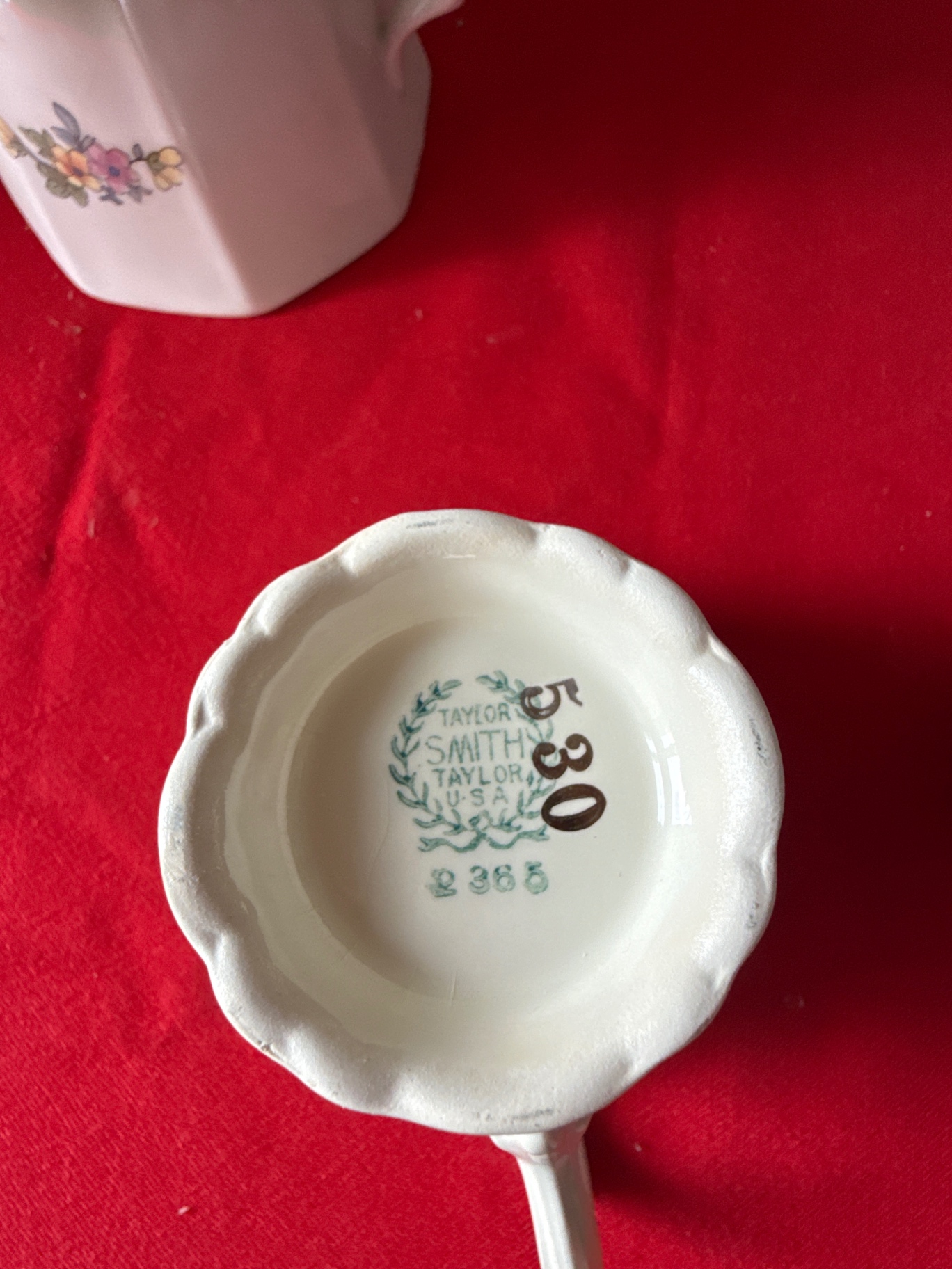 Three floral porcelain creamer and sugar bowl set - image 4 of 4