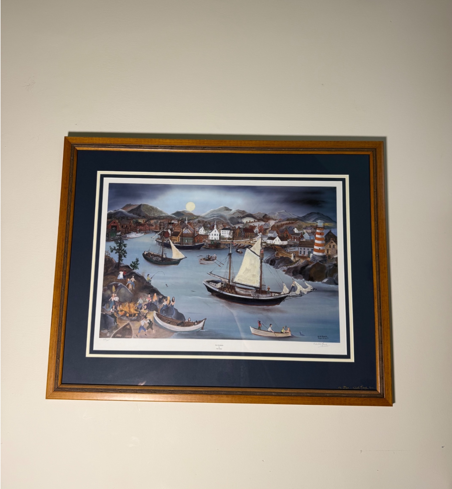 Port Moonbeam by Will Moses (Eagle Bridge) framed print - image 1 of 8