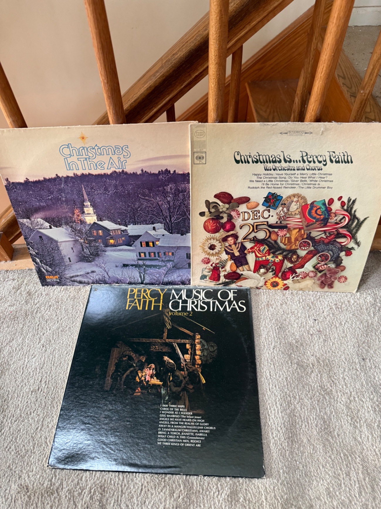 Collection of Christmas-themed vinyl LPs - image 7 of 7