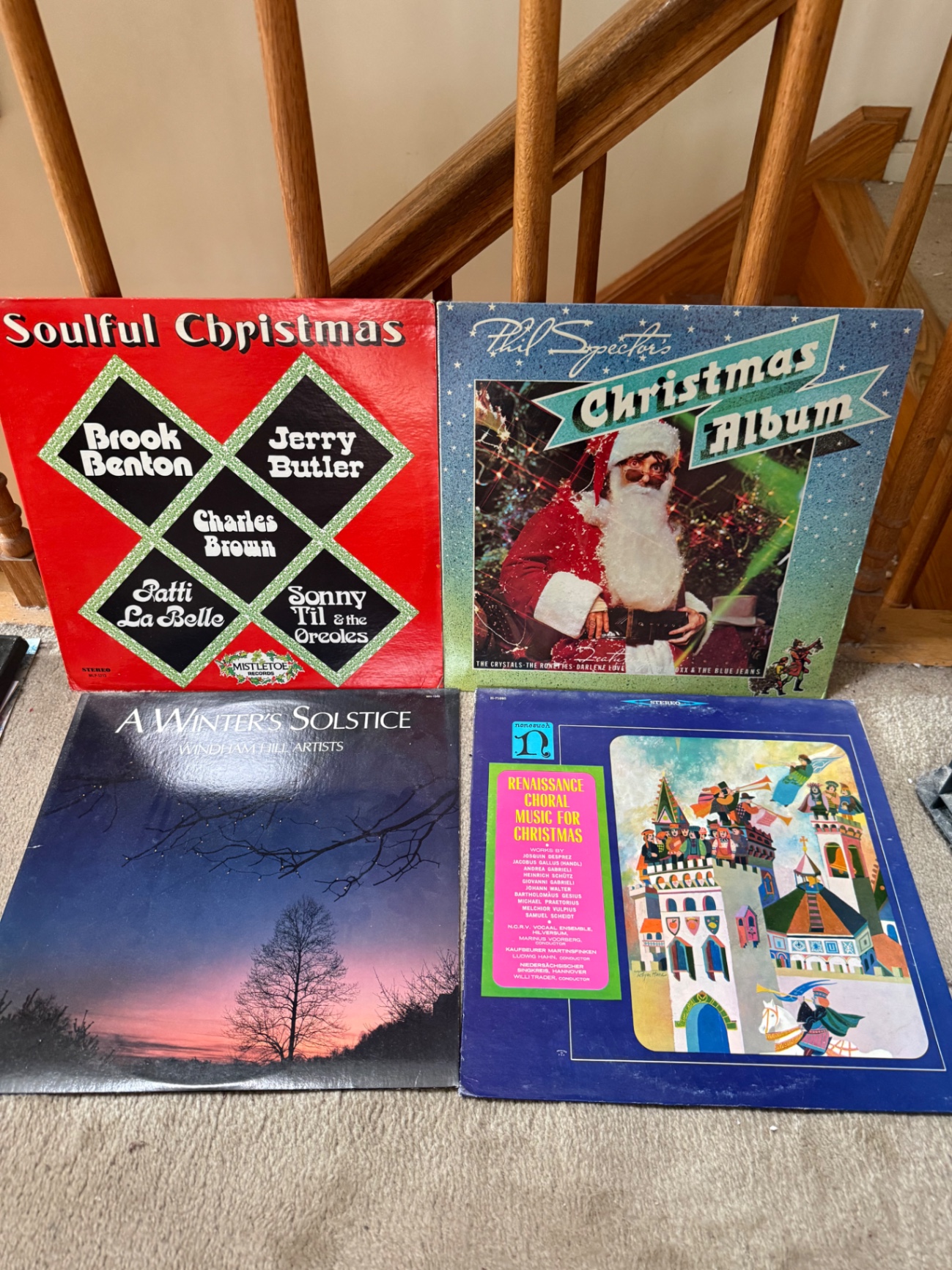 Collection of Christmas-themed vinyl LPs - image 2 of 7