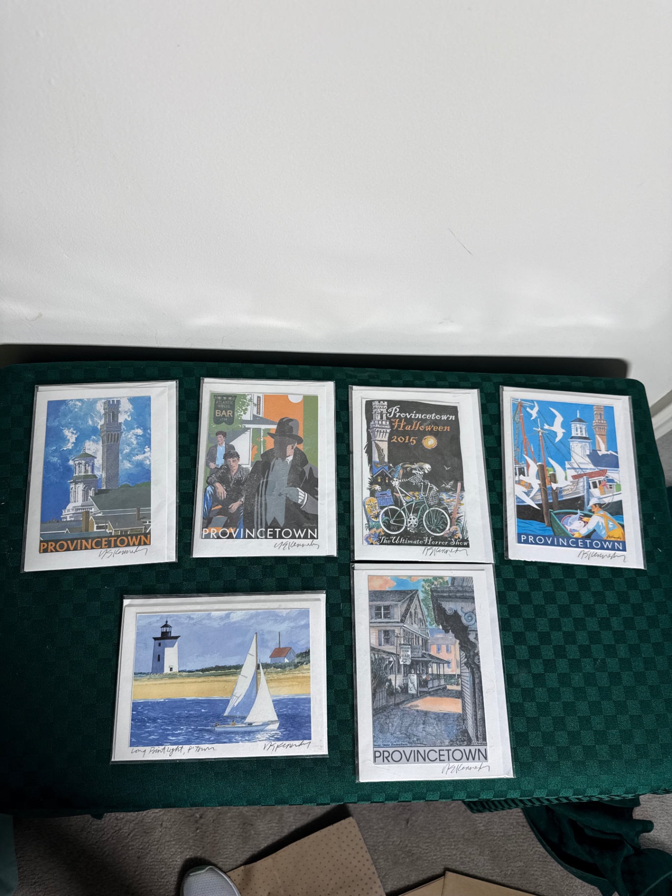 Provincetown-themed art letters (6) & decorative tile (1) - image 2 of 5