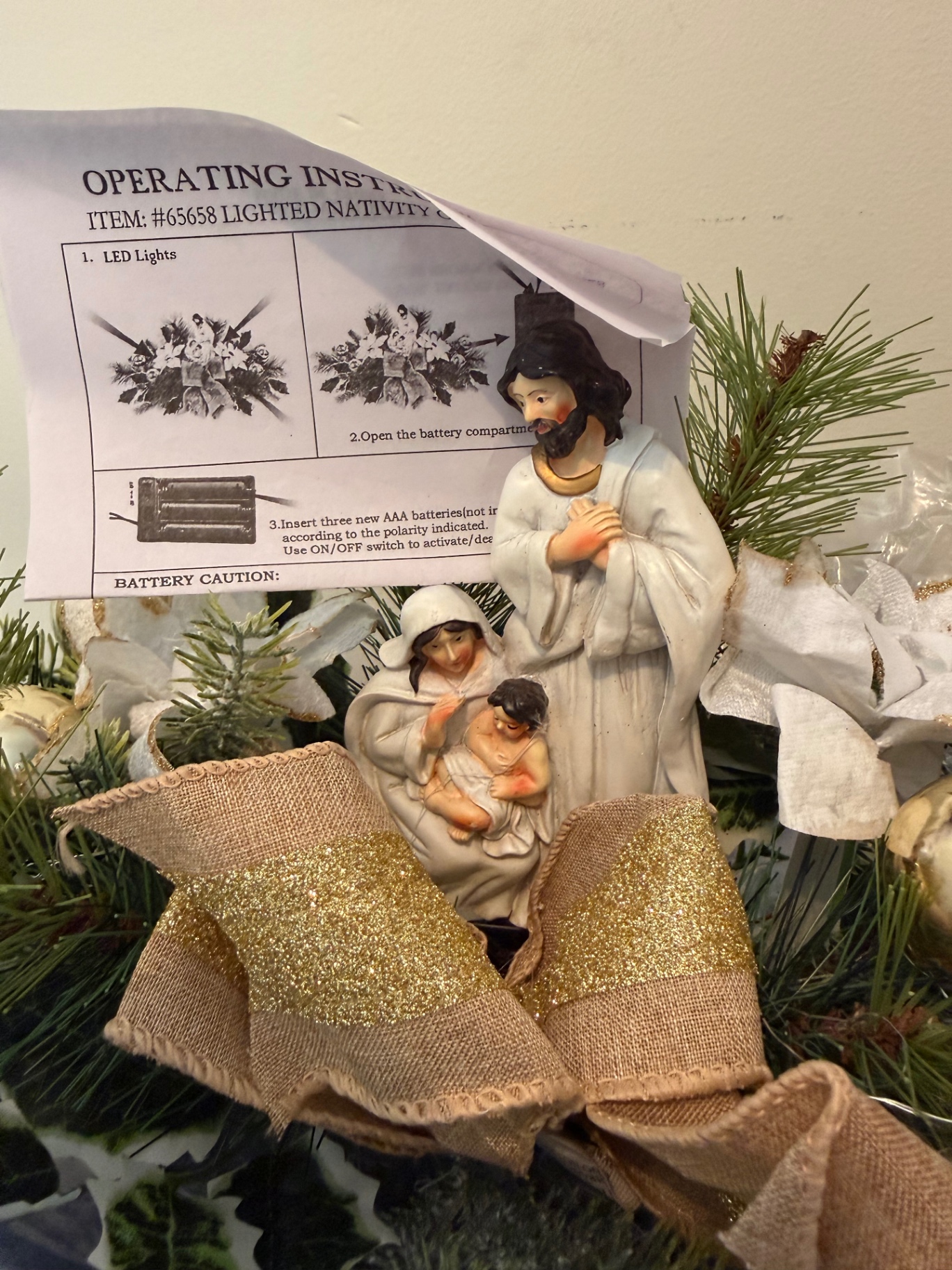 Nativity Scene and Horse Figurine Decor - image 2 of 3