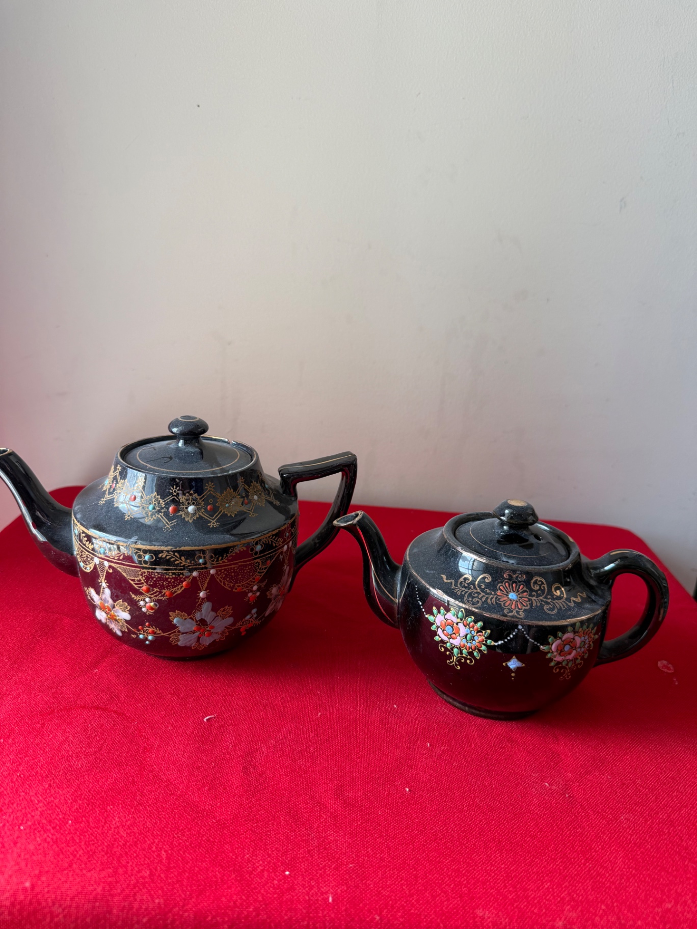 Ceramic Teapot Collection on Decorative Tray - image 10 of 14