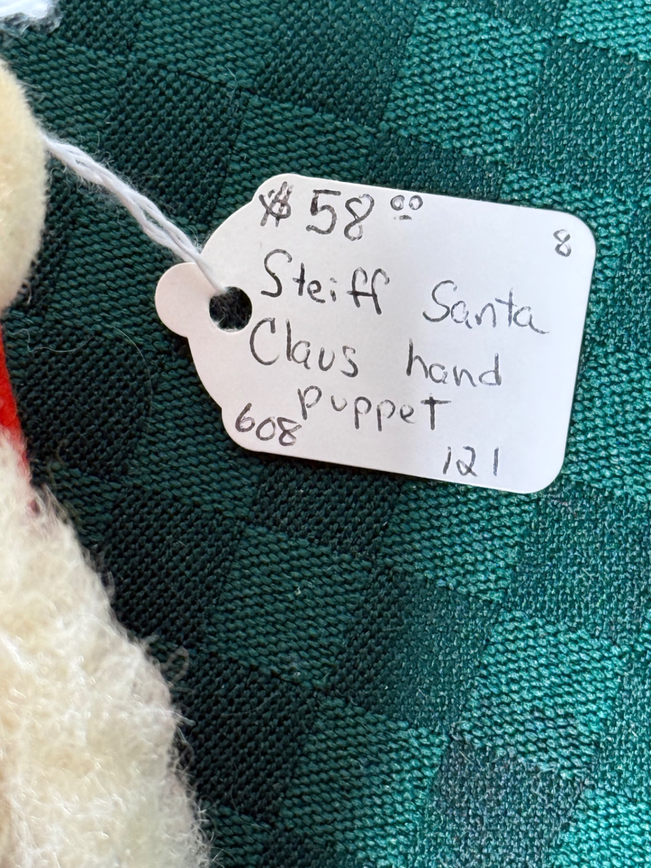 Steiff Santa Claus hand puppet  - image 2 of 3
