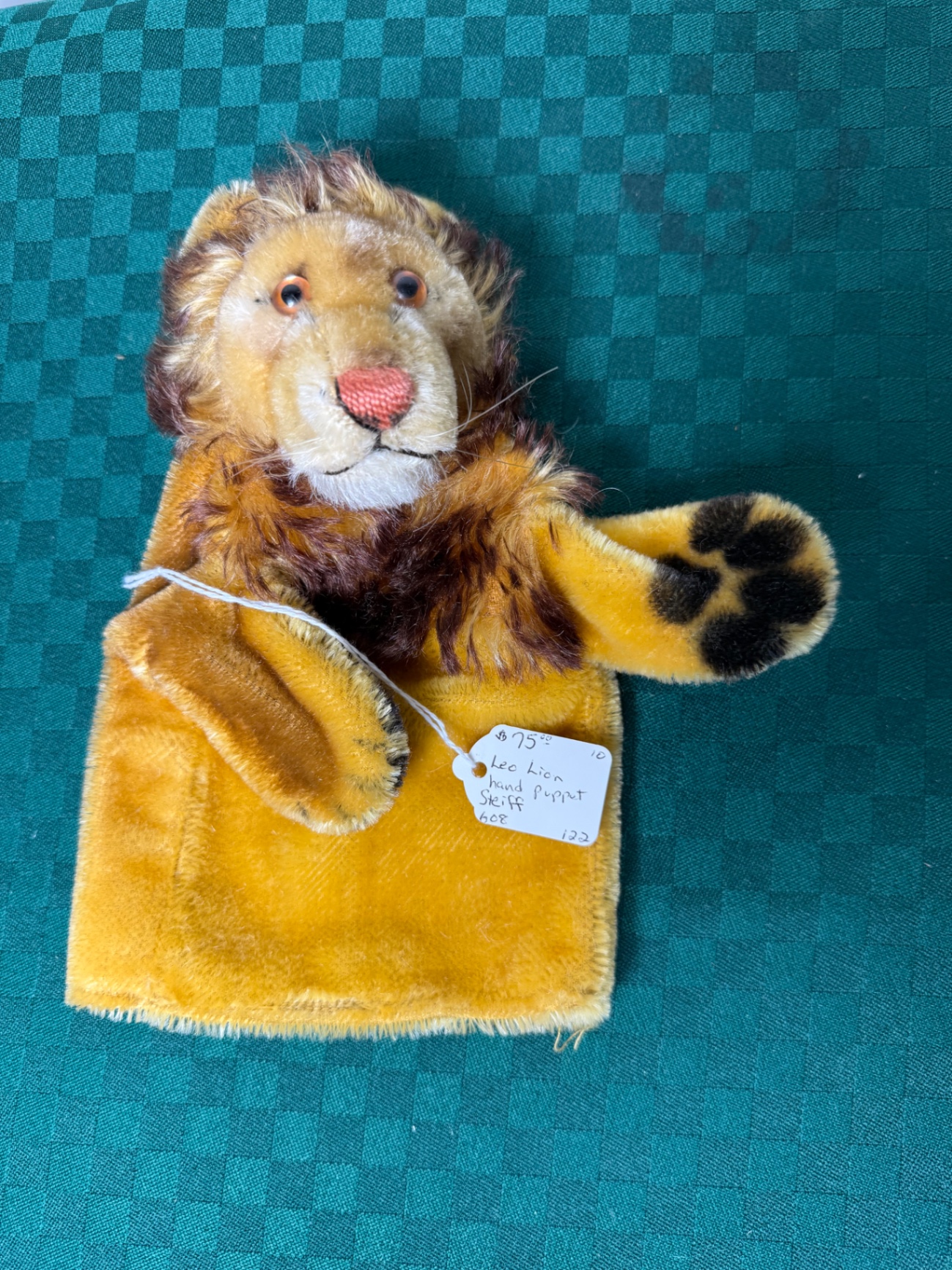 Steiff Leo Lion Hand Puppet - image 1 of 3