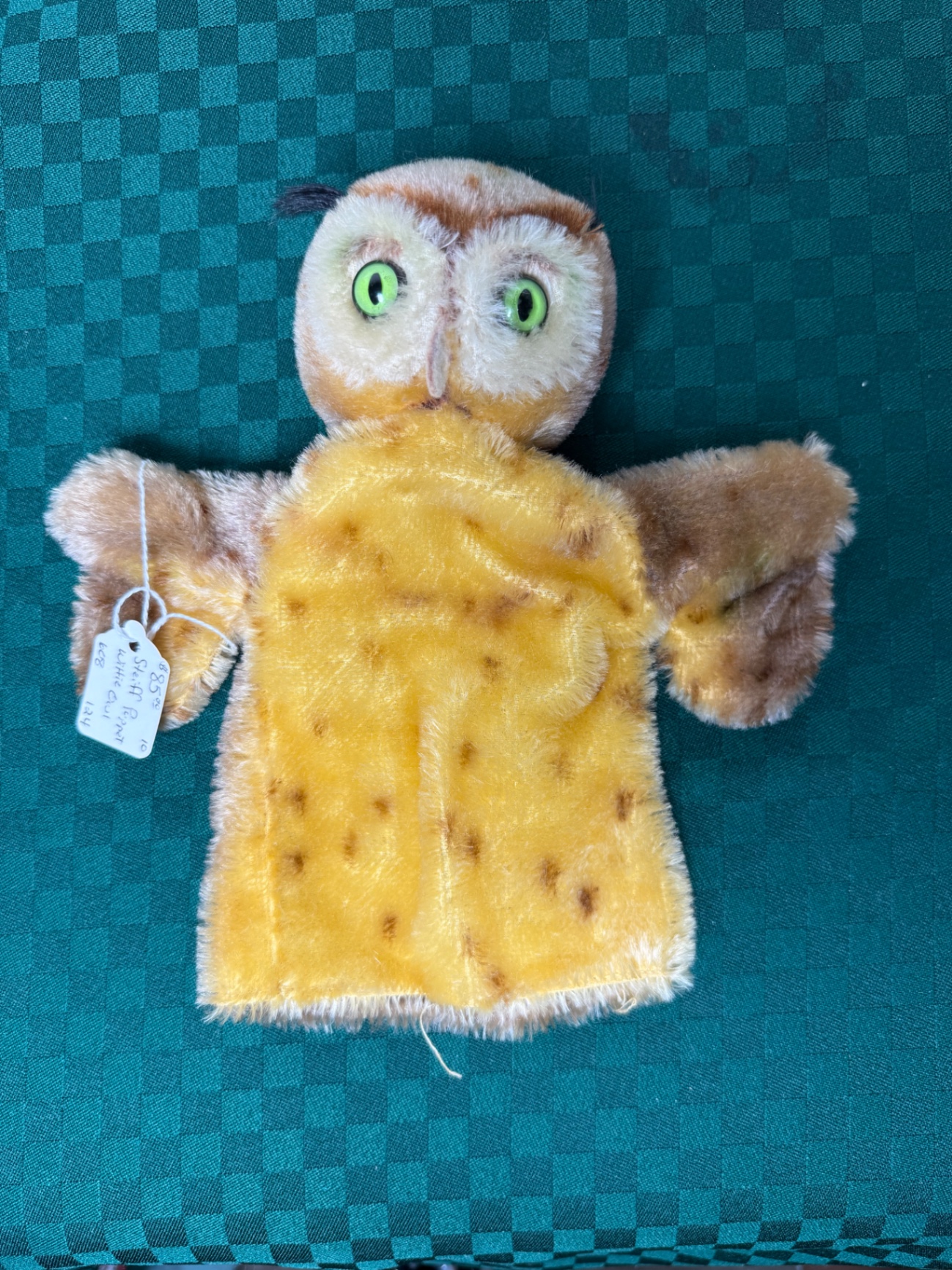 Vintage Steiff Wittie Owl Hand Puppet - image 1 of 3