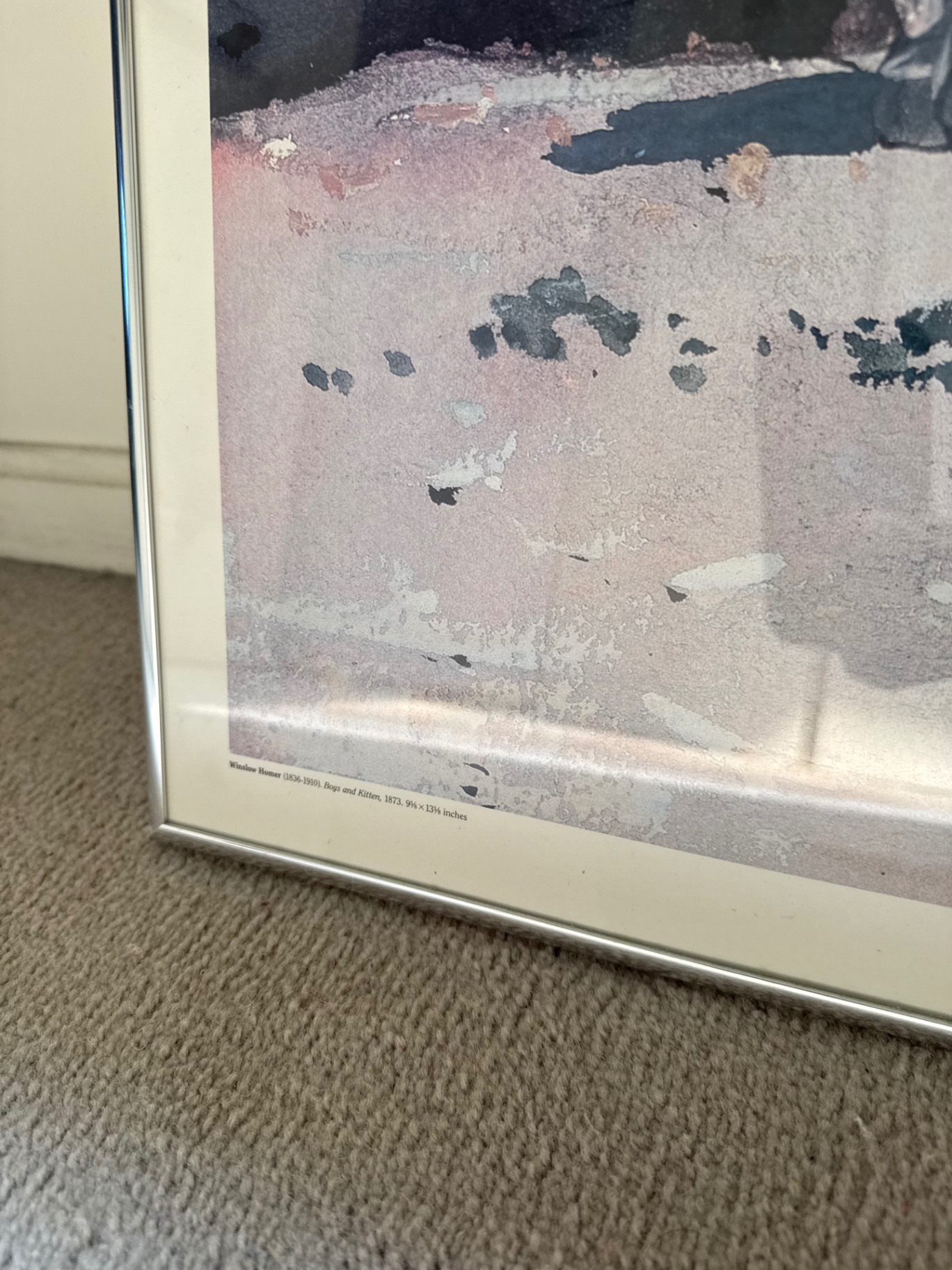 Framed Worcester Art Museum watercolor print: American Traditions in Watercolor - image 4 of 7