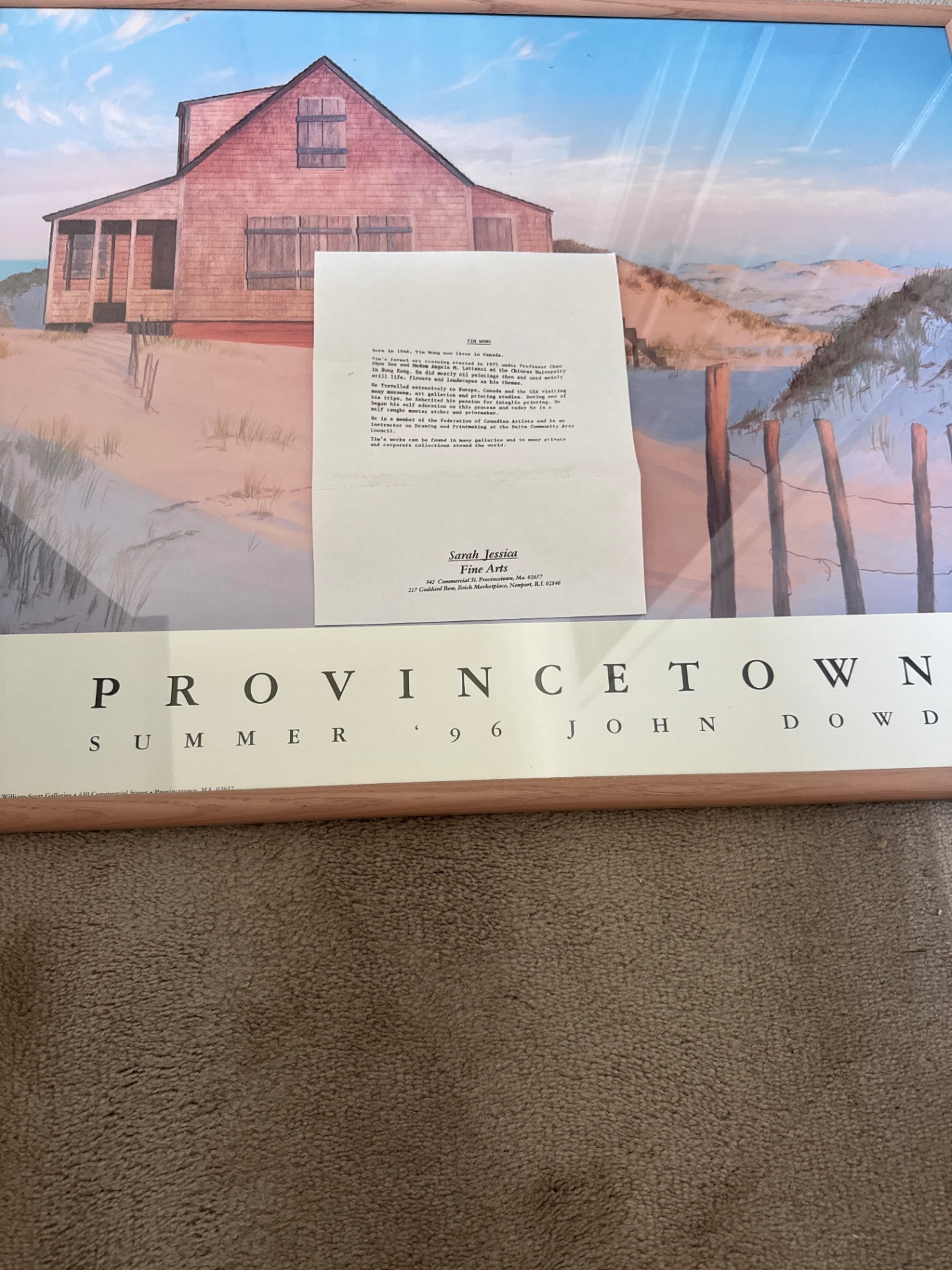 Provincetown Summer '96 by John Dowd framed art print - image 2 of 4