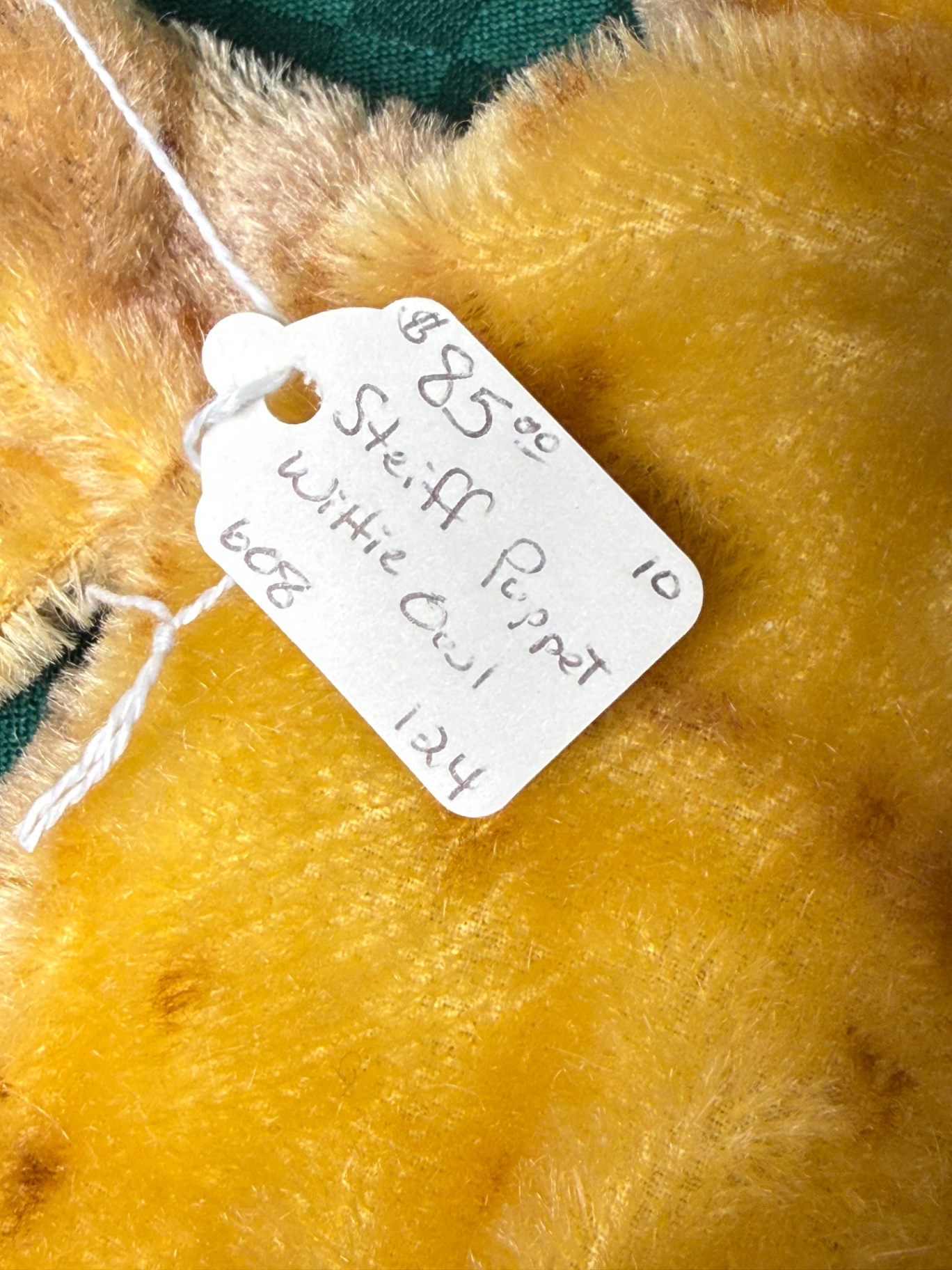 Vintage Steiff Wittie Owl Hand Puppet - image 2 of 3