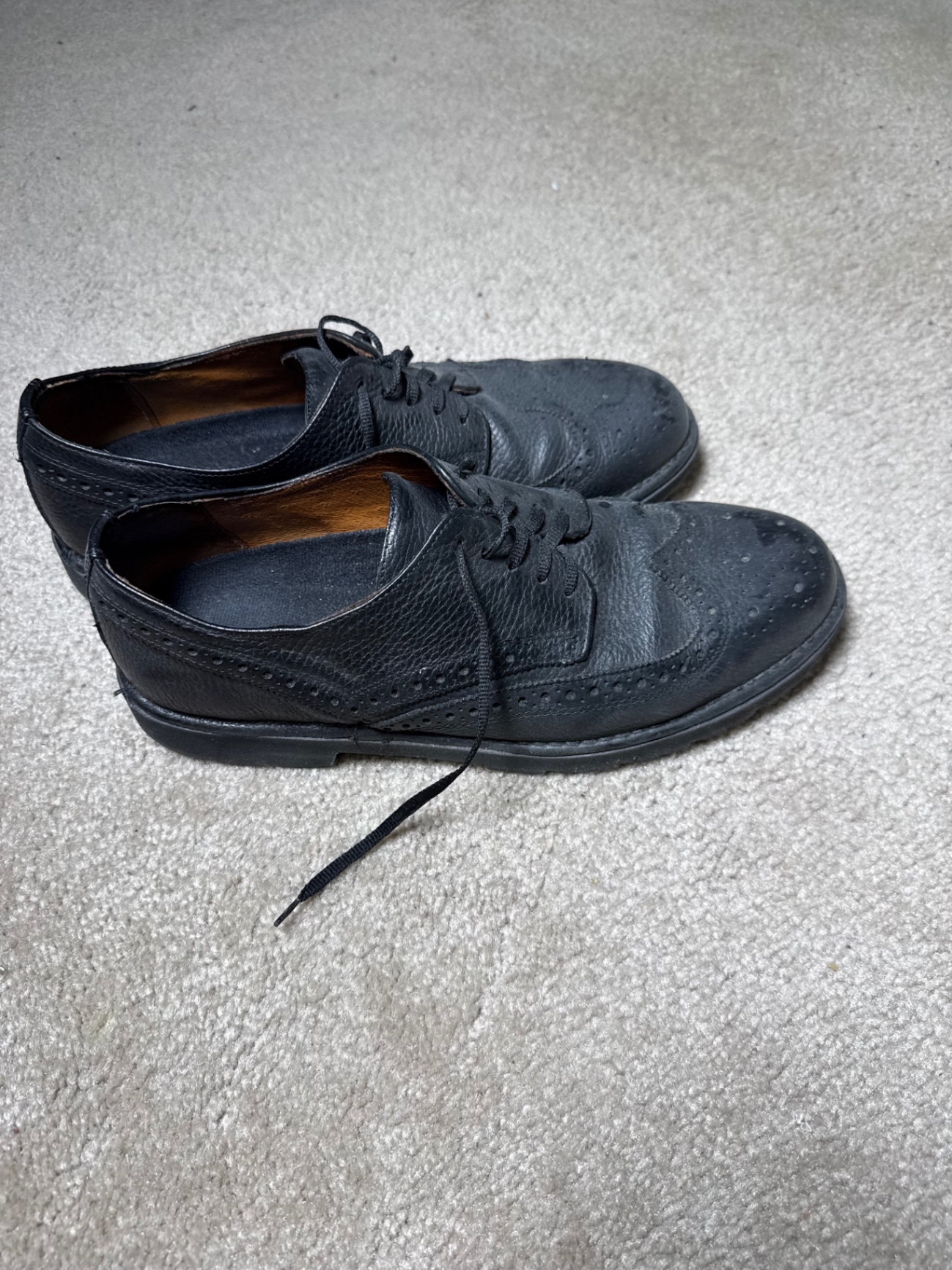 Assorted men's leather dress shoes (oxfords, loafers, and brogues) from Bill Blass and Rockport - image 14 of 20
