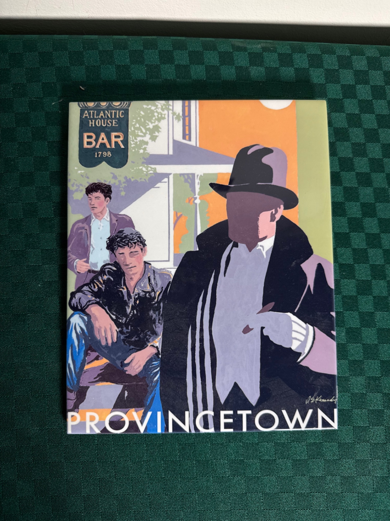 Provincetown-themed art letters (6) & decorative tile (1) - image 4 of 5