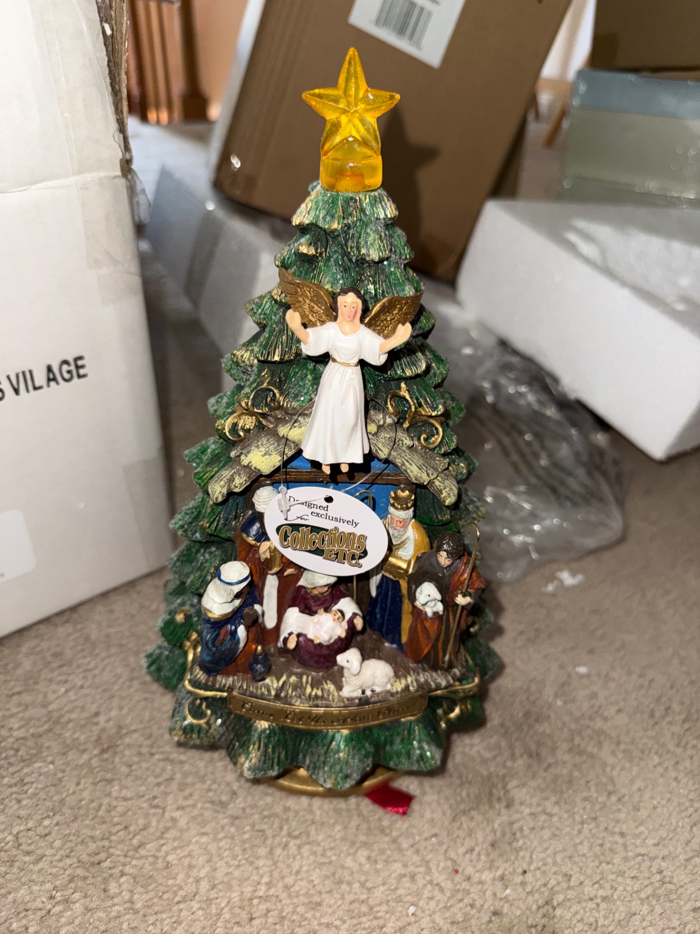 Assorted Christmas Village Figurines and Decor - image 2 of 4