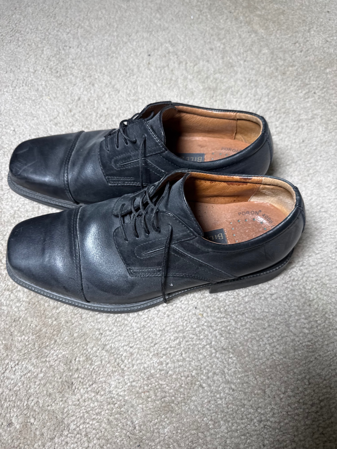 Assorted men's leather dress shoes (oxfords, loafers, and brogues) from Bill Blass and Rockport - image 17 of 20