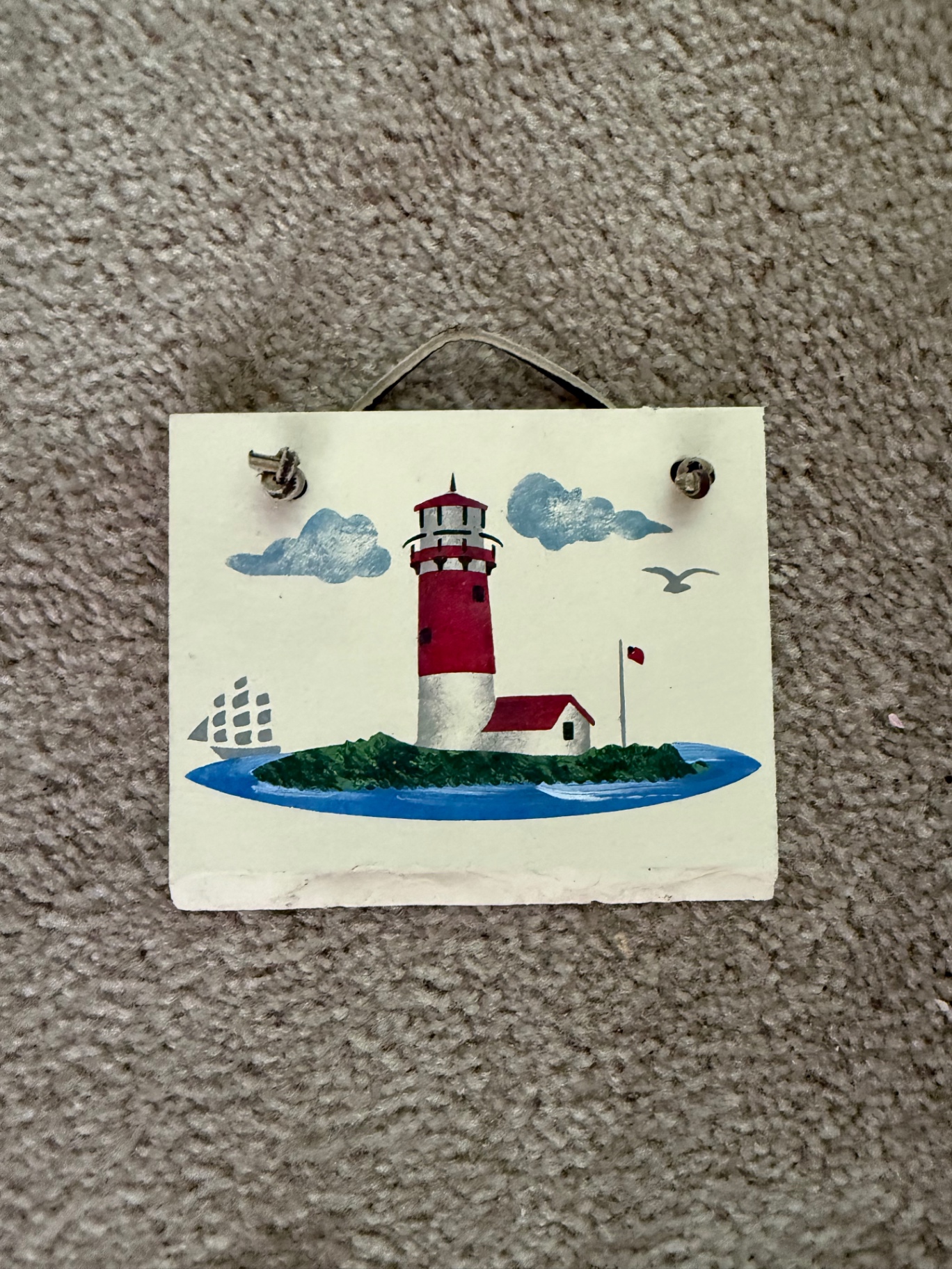 Lighthouse-themed decorative miniatures and art - image 8 of 8