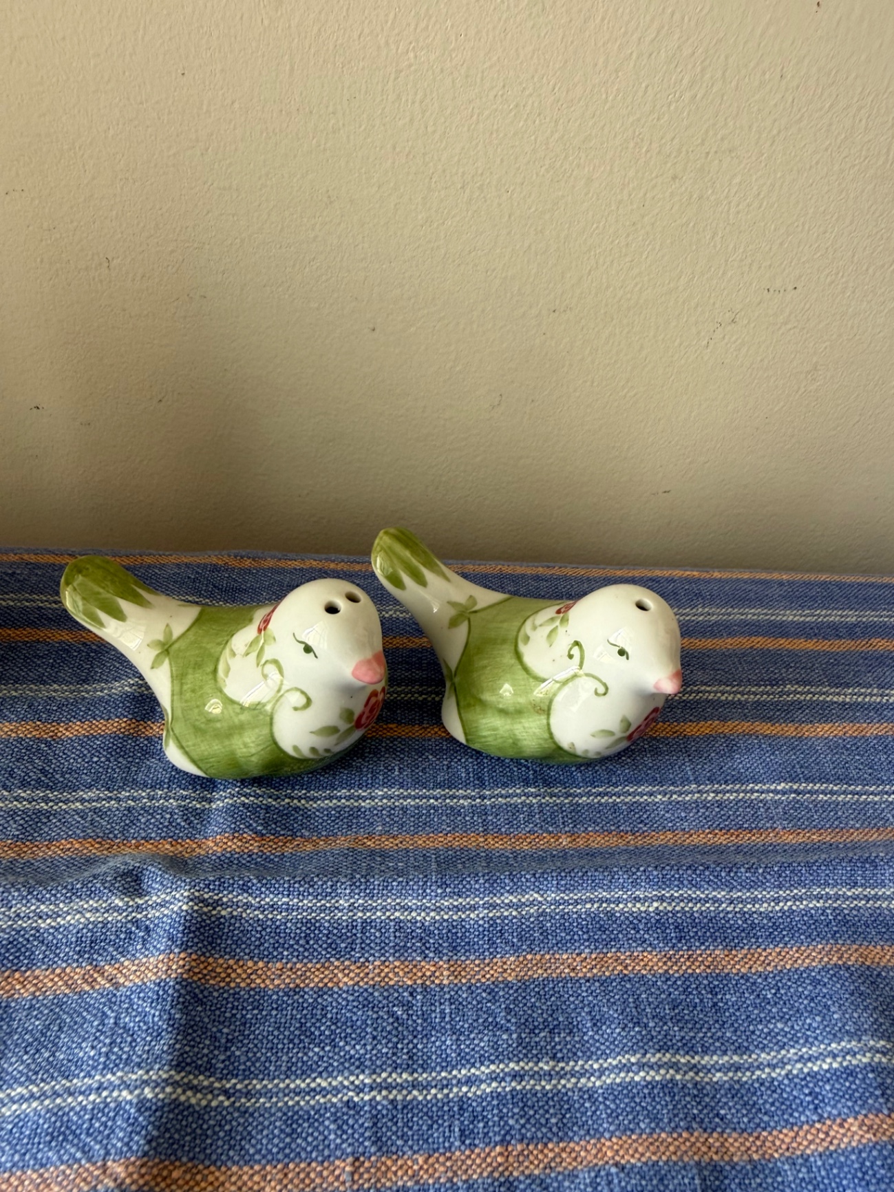 Ceramic salt and pepper shakers: two sailors and two birds - image 3 of 6