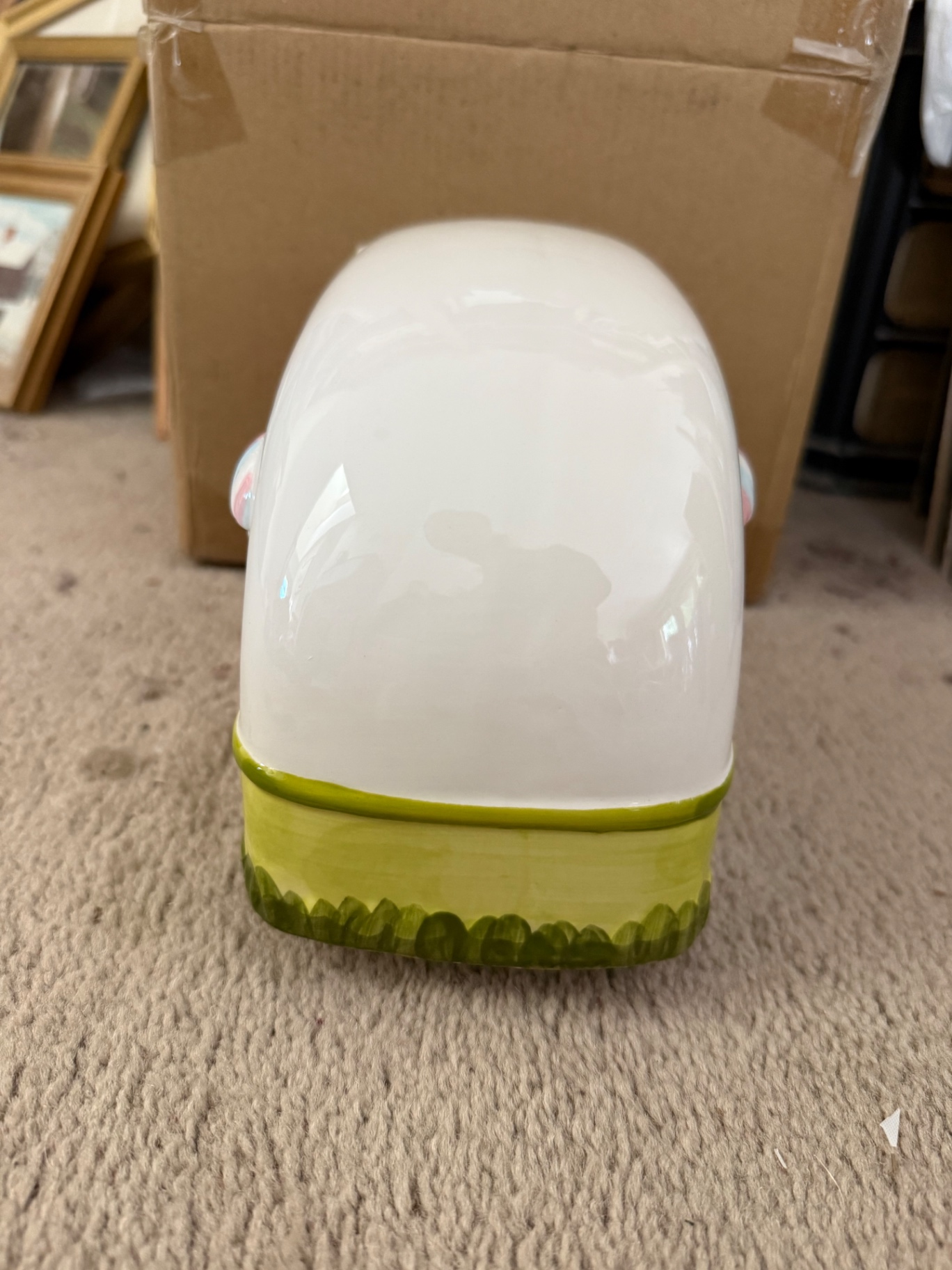 Ceramic Light Up Flamingo Camper Trailer Figurine - image 4 of 5