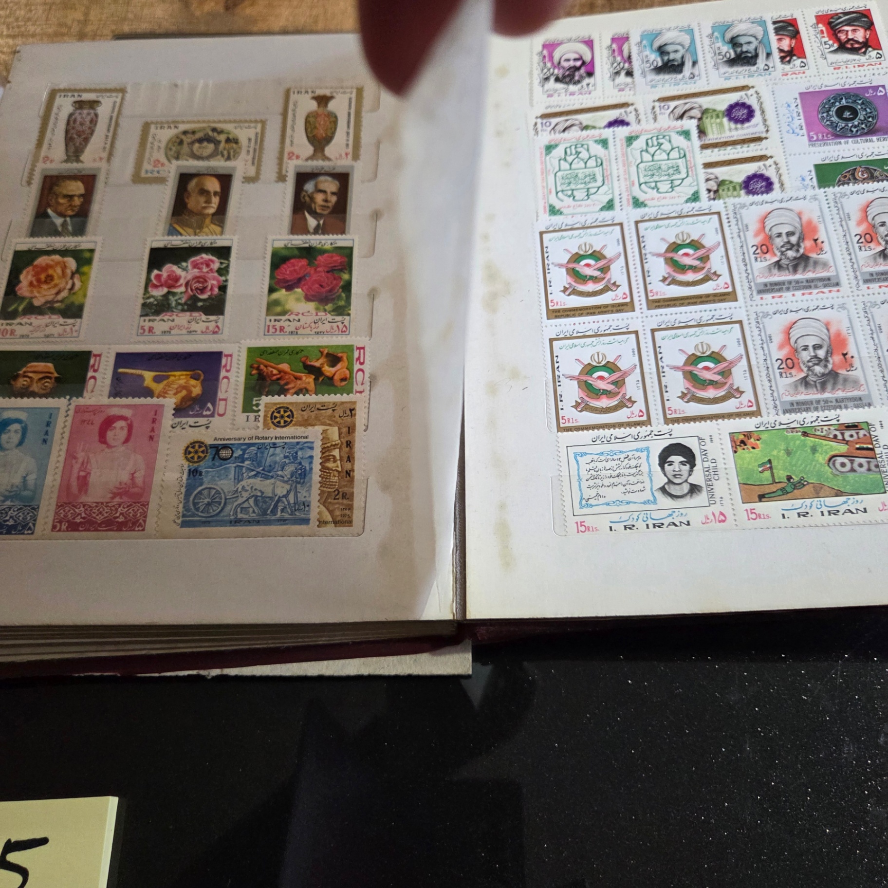 Iranian Stamp Book - image 10 of 12