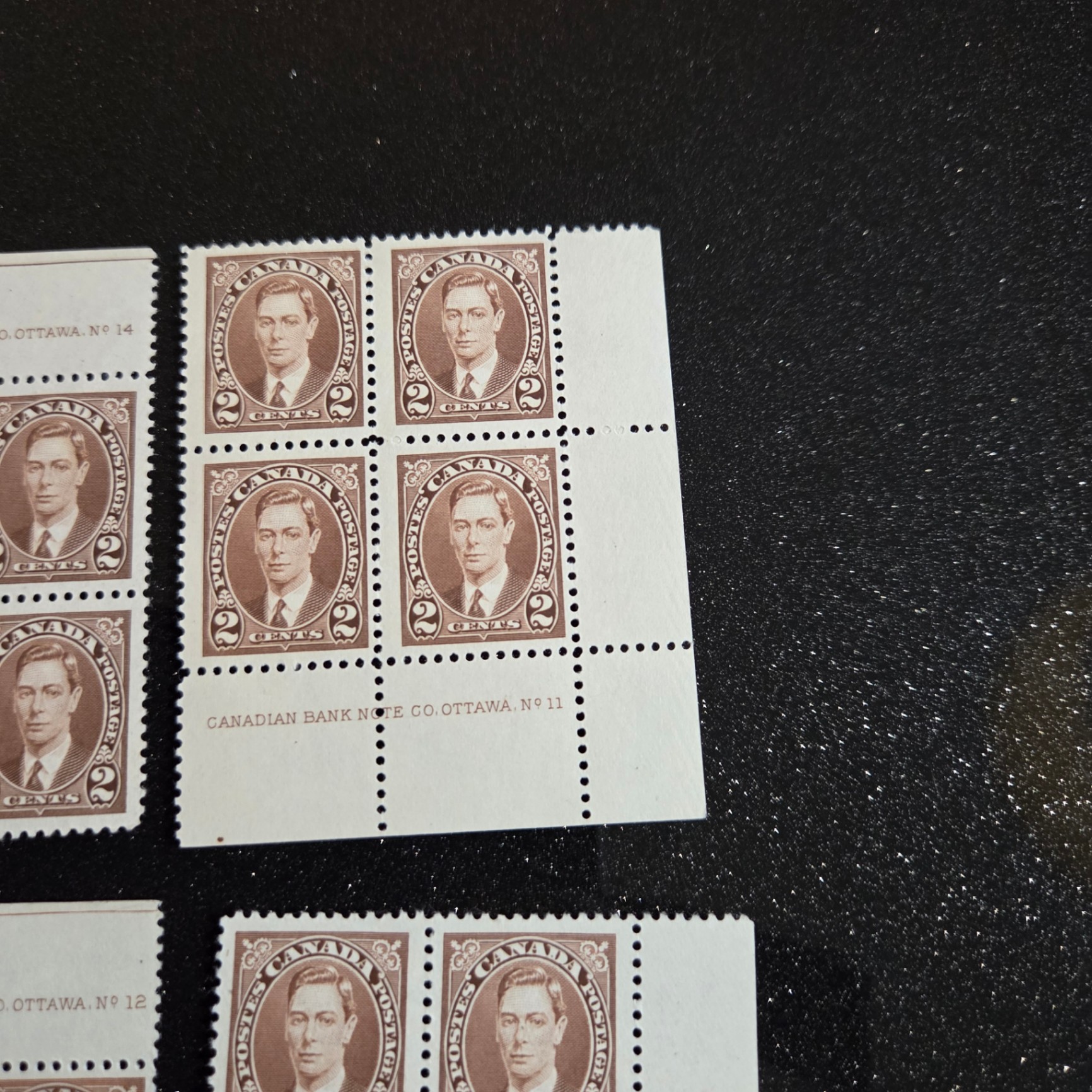 Canada #232 1937 2 Cent Stamp Blocks - image 3 of 3