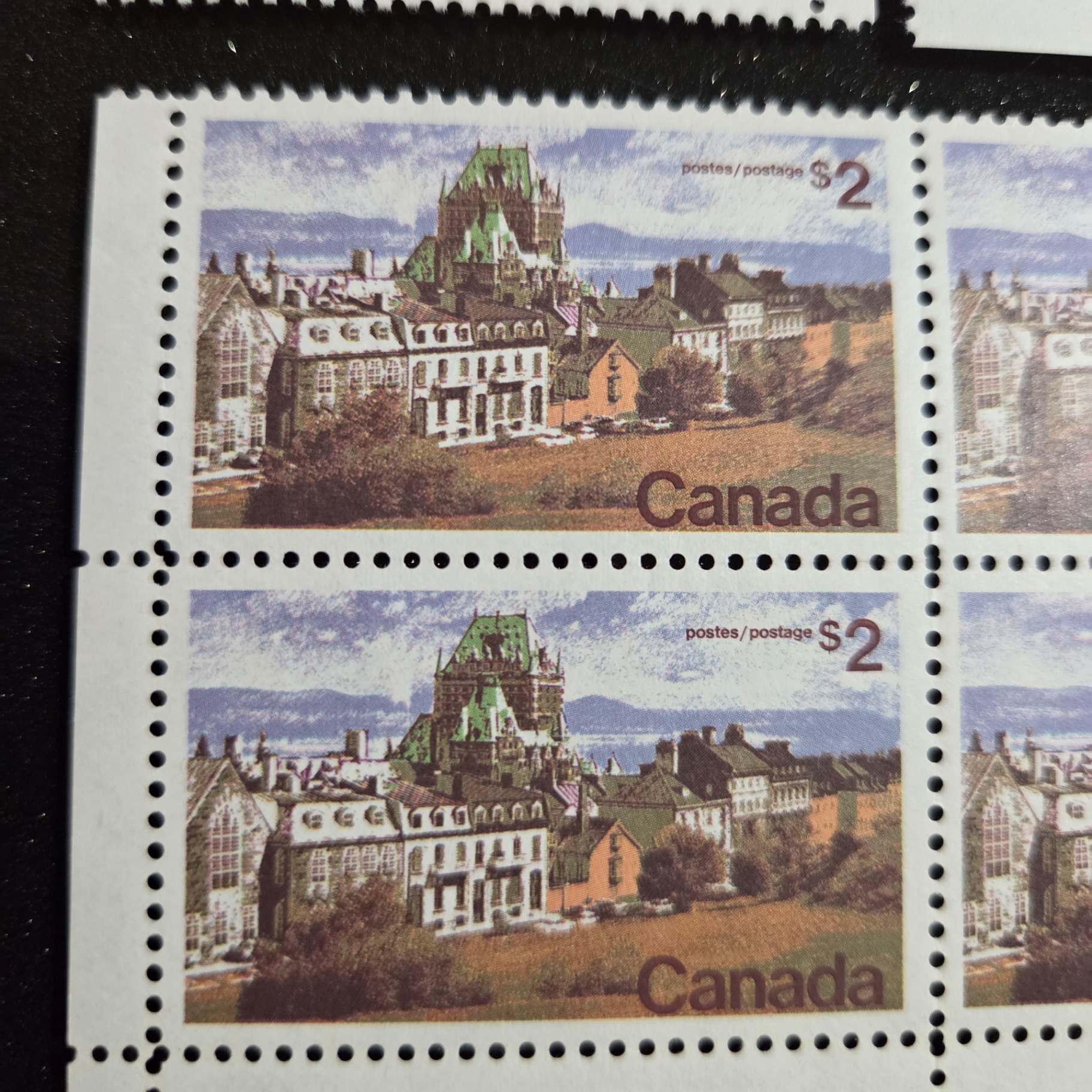 Canada $2 Stamp Blocks Short Shaft - image 2 of 4