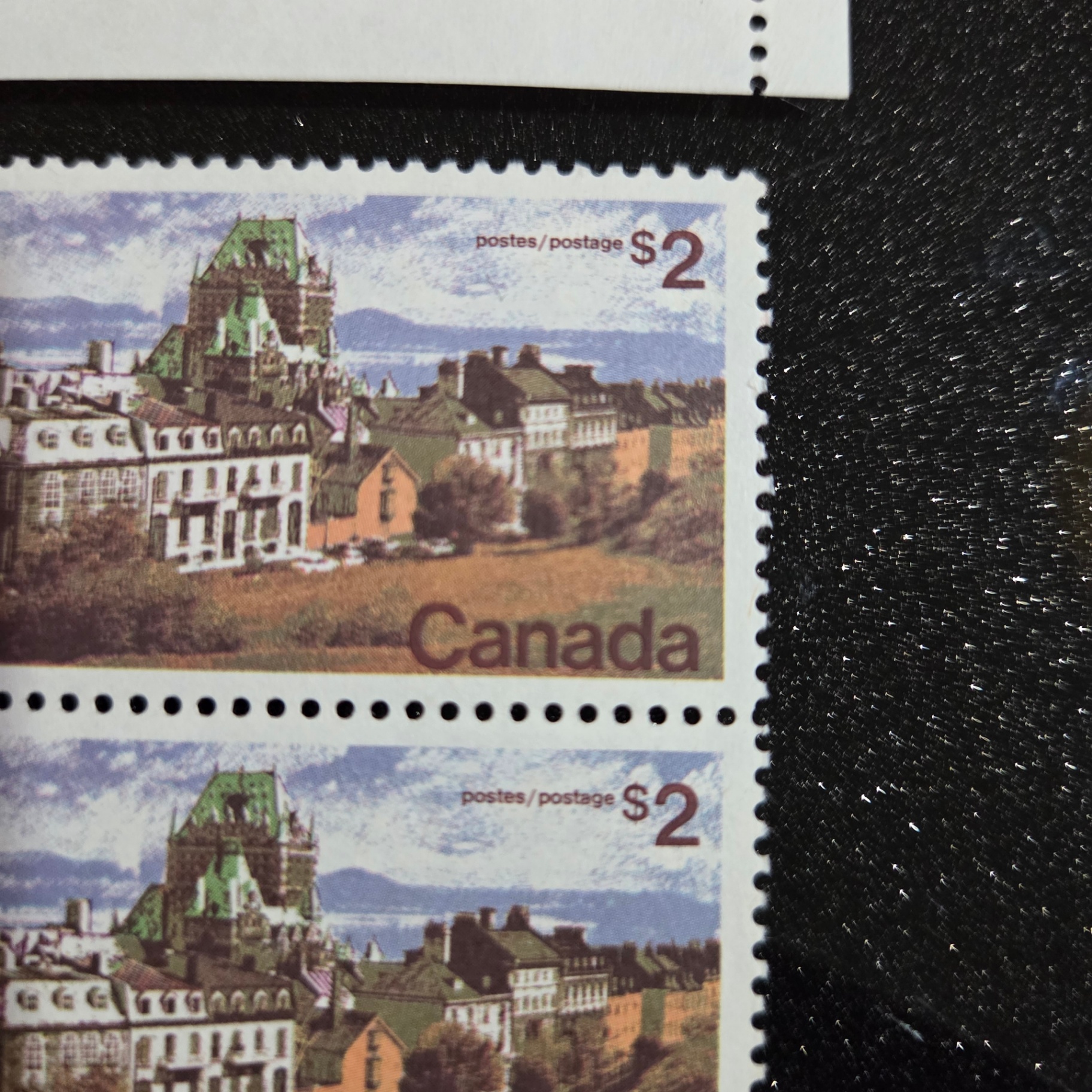 Canada $2 Stamp Blocks Short Shaft - image 3 of 4