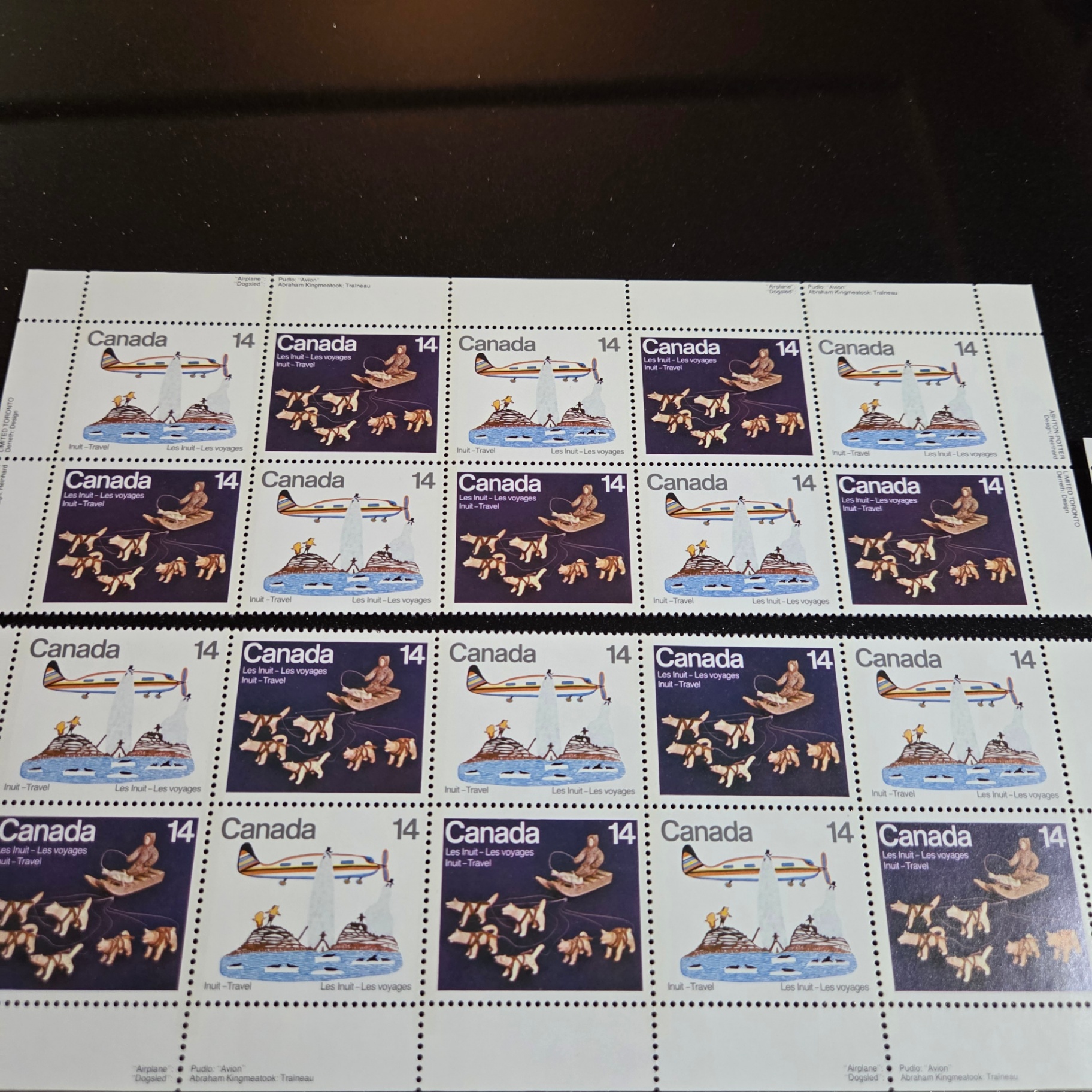Canada 14 Cent Stamp Blocks - image 3 of 3