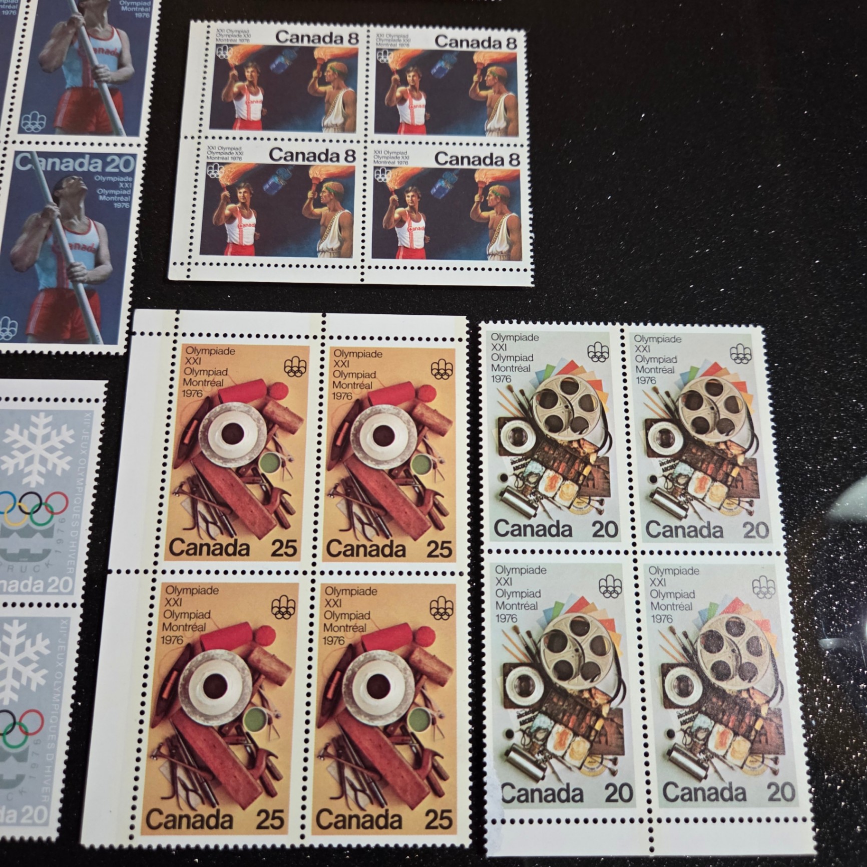 Canada Olympics Stamps - image 2 of 3