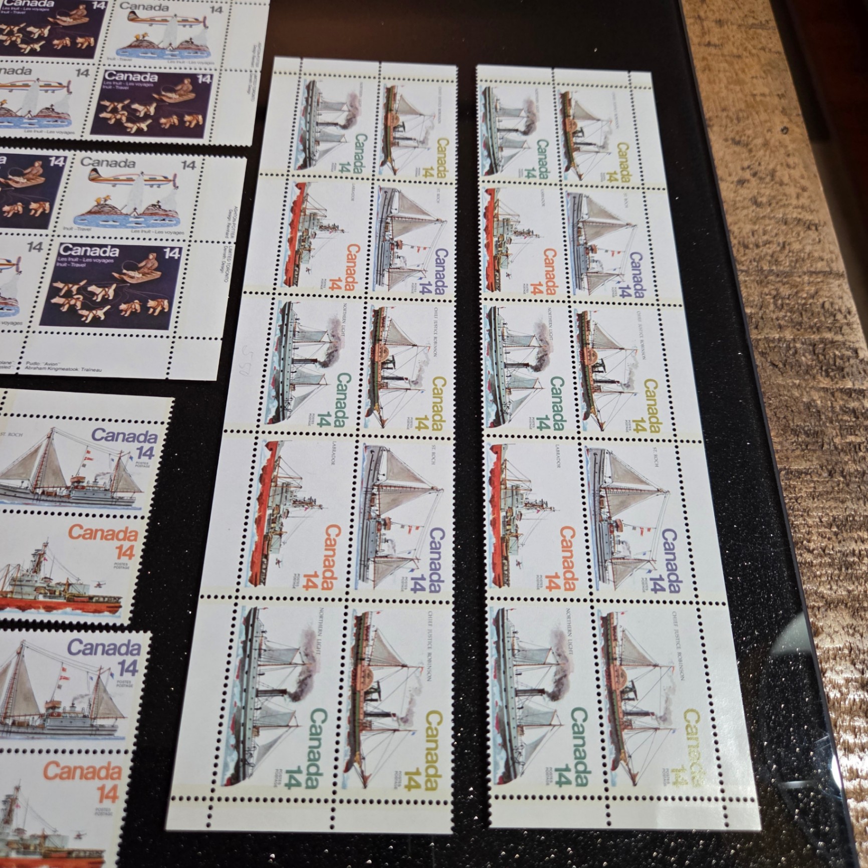 Canada 14 Cent Stamp Blocks - image 2 of 3