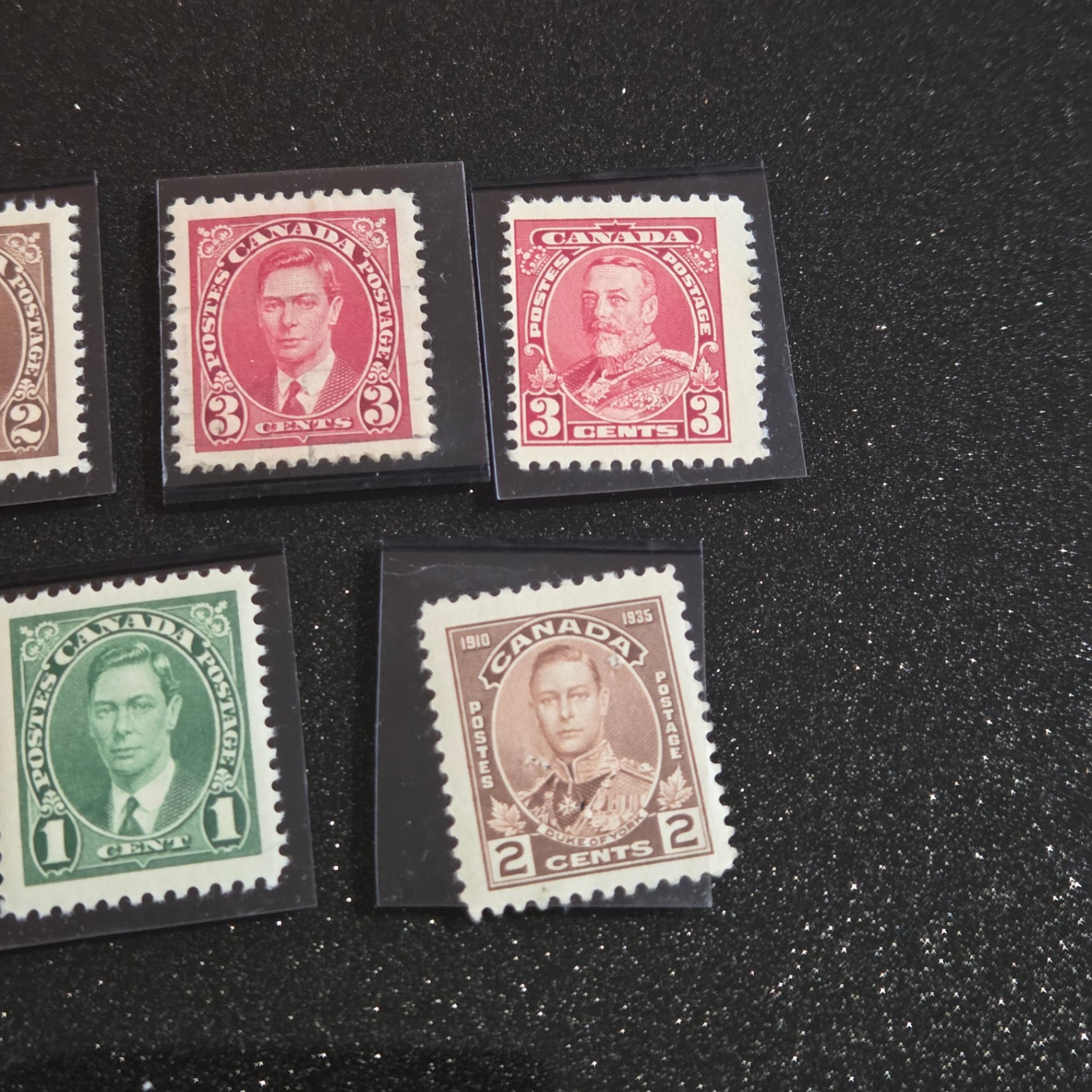 Old Canada 1 to 3 Cent Stamps - image 3 of 3