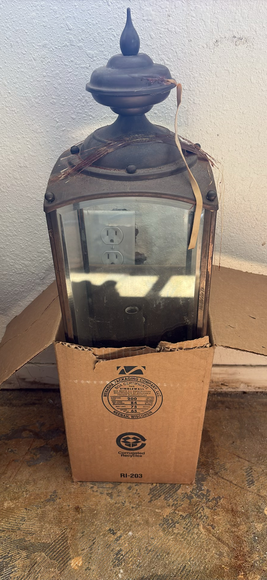 Two Upright Vacuums, a Vintage Lantern, and Metal Tool Stands - image 3 of 6
